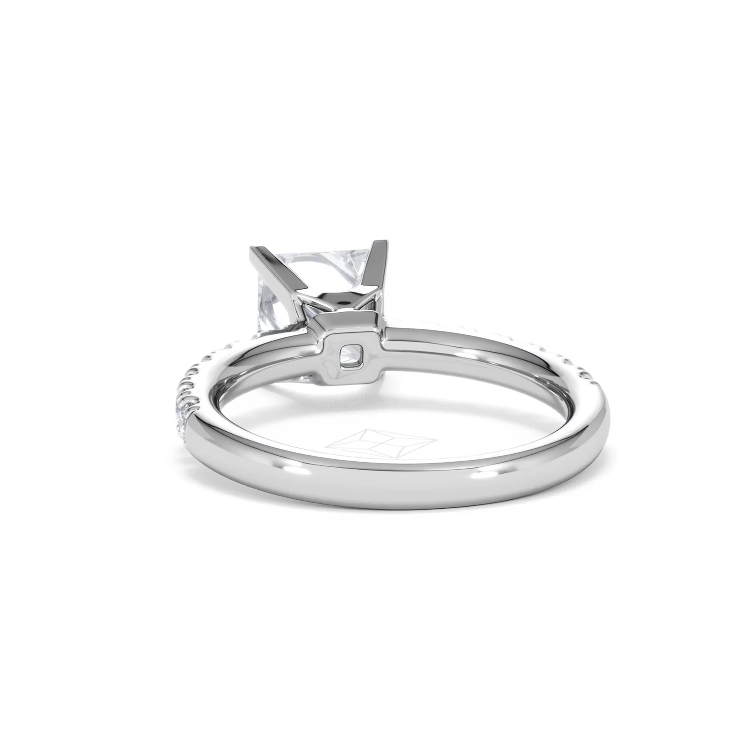 2.10ct Katerina Lab Princess Diamond Engagement Ring Platinum F/VS1 - Image 39