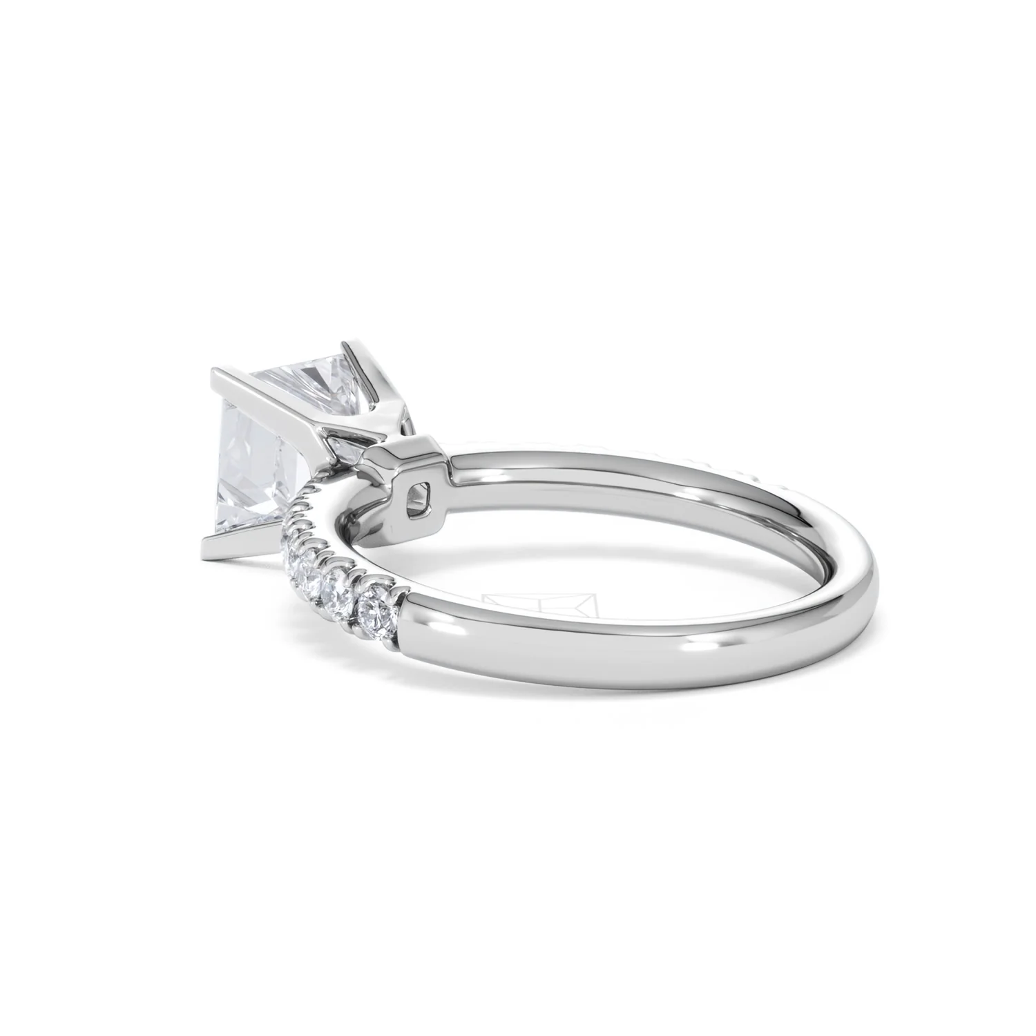 2.10ct Katerina Lab Princess Diamond Engagement Ring Platinum F/VS1 - Image 40