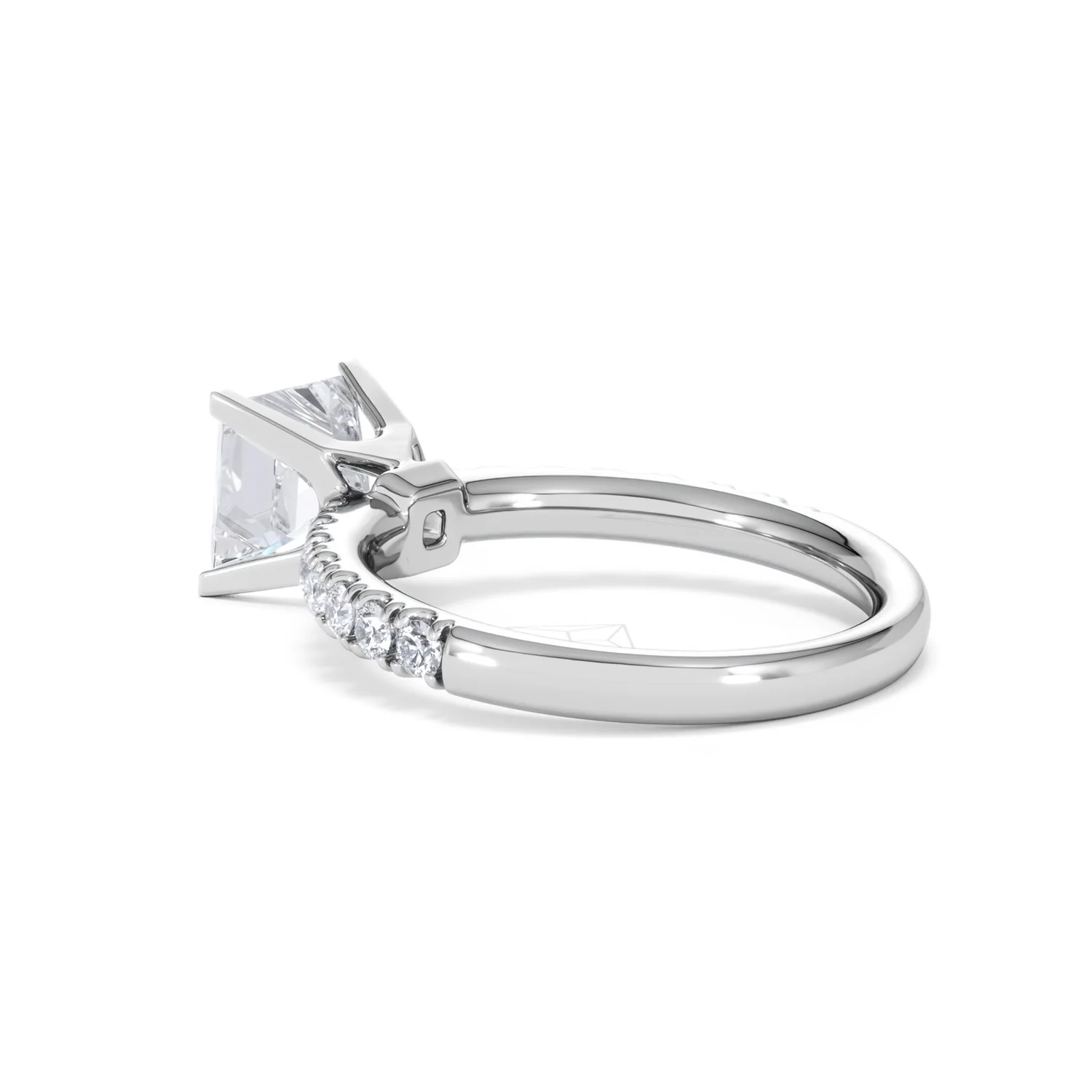 2.10ct Katerina Lab Princess Diamond Engagement Ring Platinum F/VS1 - Image 41