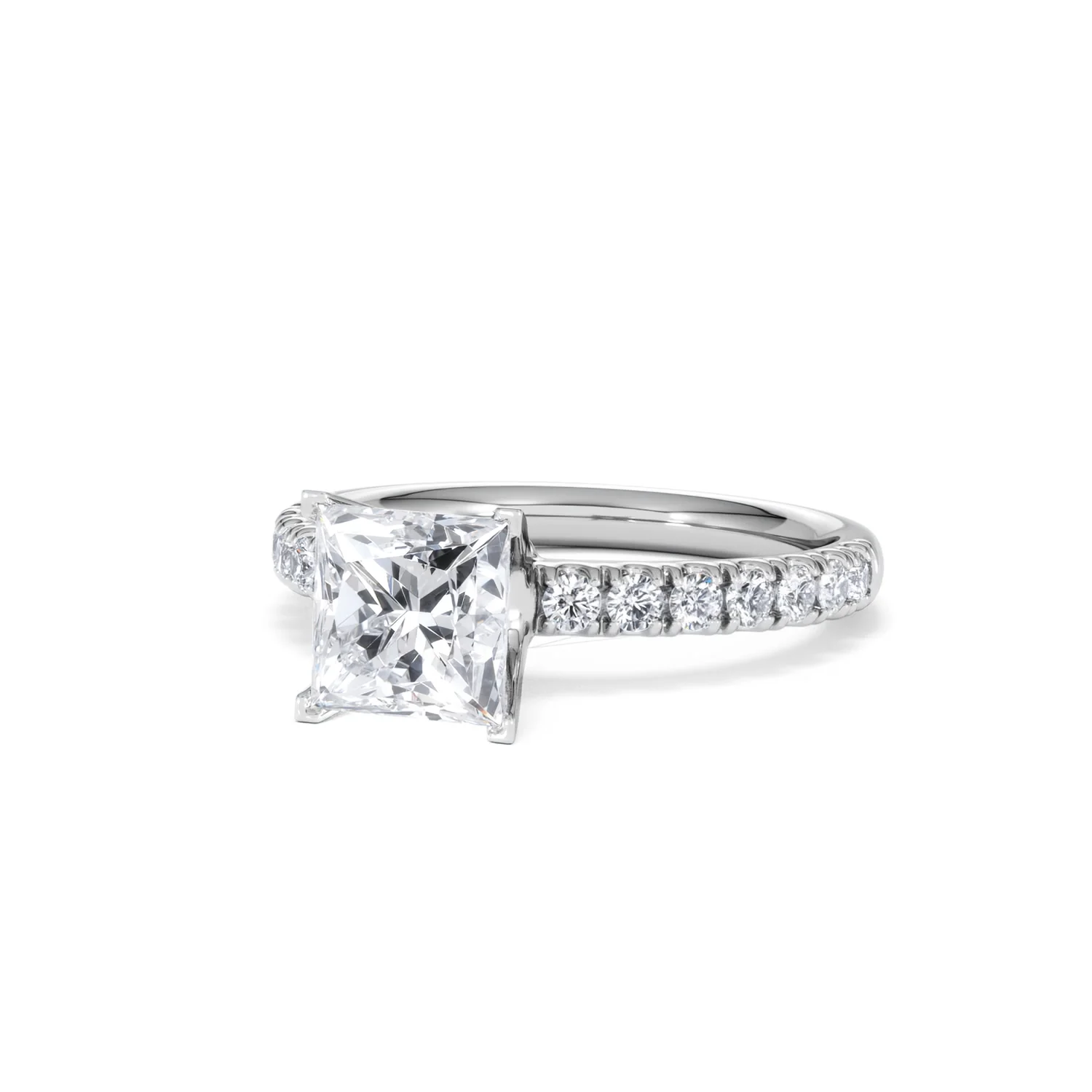 2.10ct Katerina Lab Princess Diamond Engagement Ring Platinum F/VS1 - Image 53