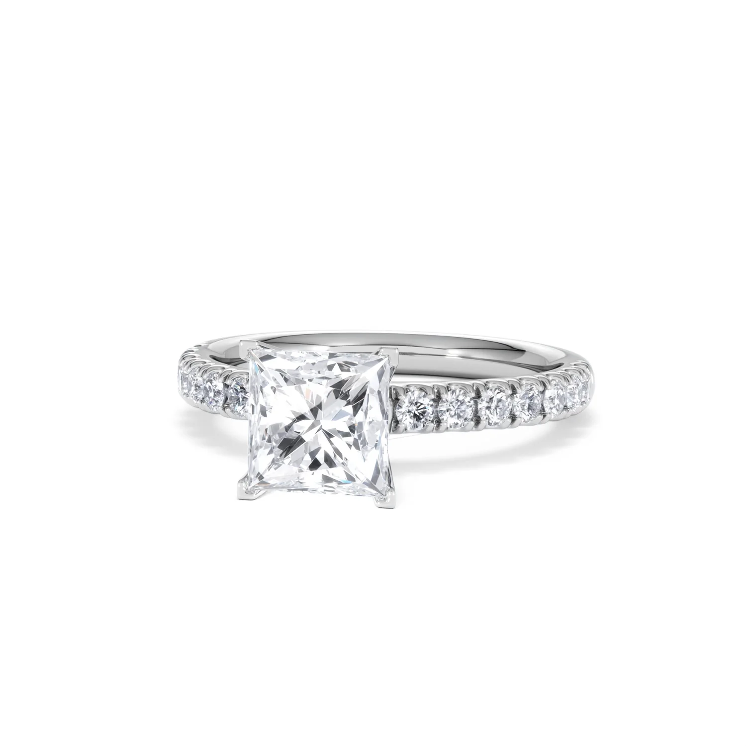 2.10ct Katerina Lab Princess Diamond Engagement Ring Platinum F/VS1 - Image 55