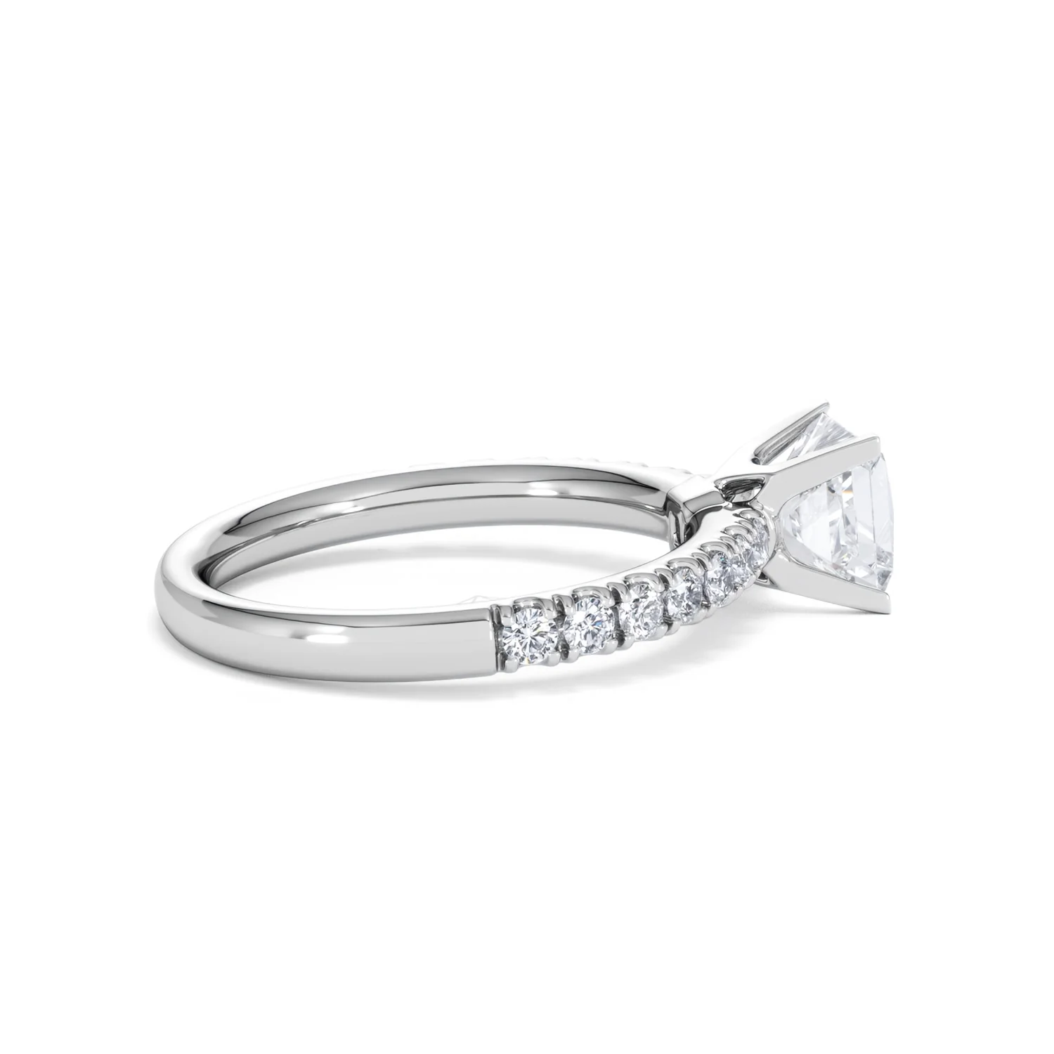 2.10ct Katerina Lab Princess Diamond Engagement Ring Platinum F/VS1 - Image 65
