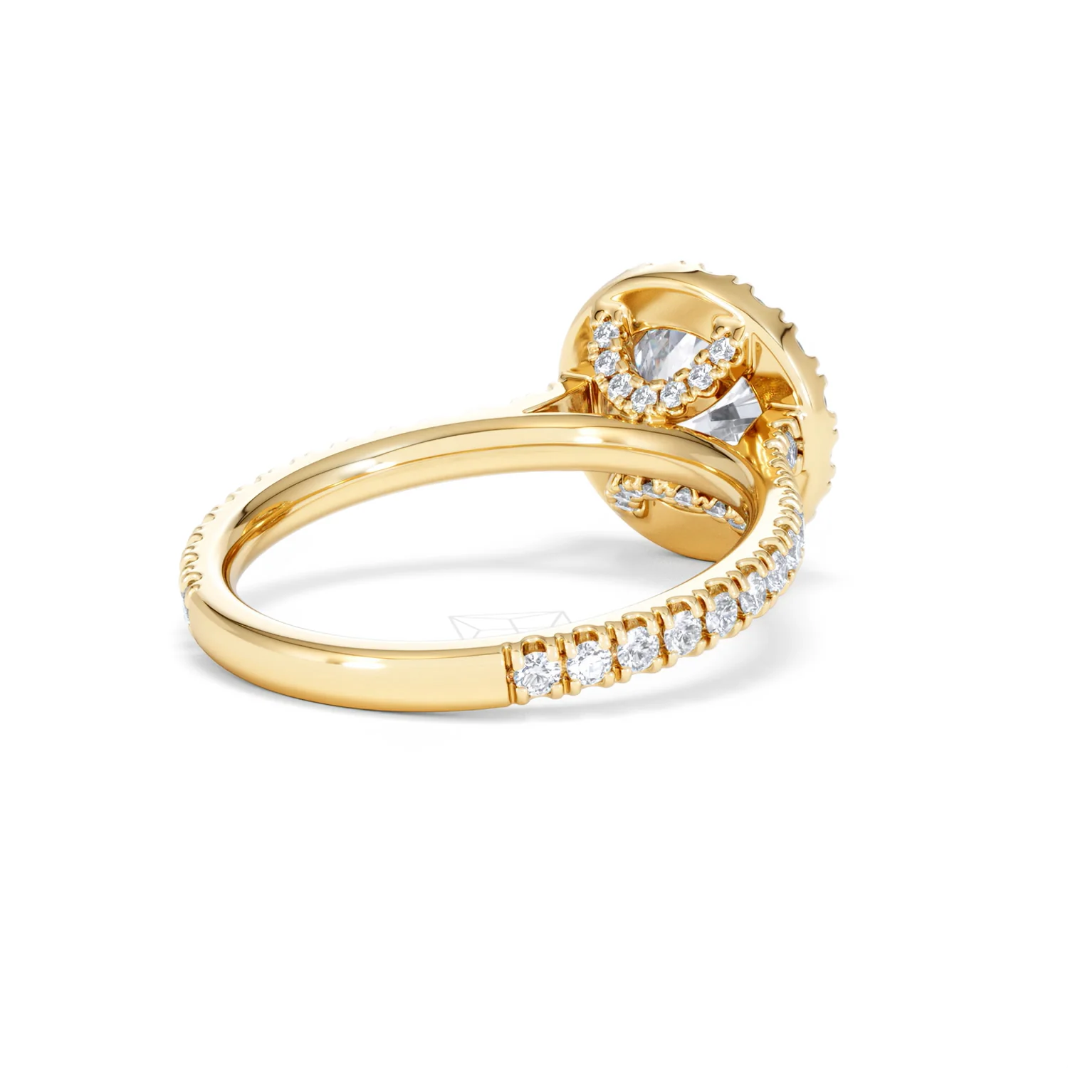2.30ct Reina Lab Diamond Halo Engagement Ring in 18K Gold F/VS1 - Image 43