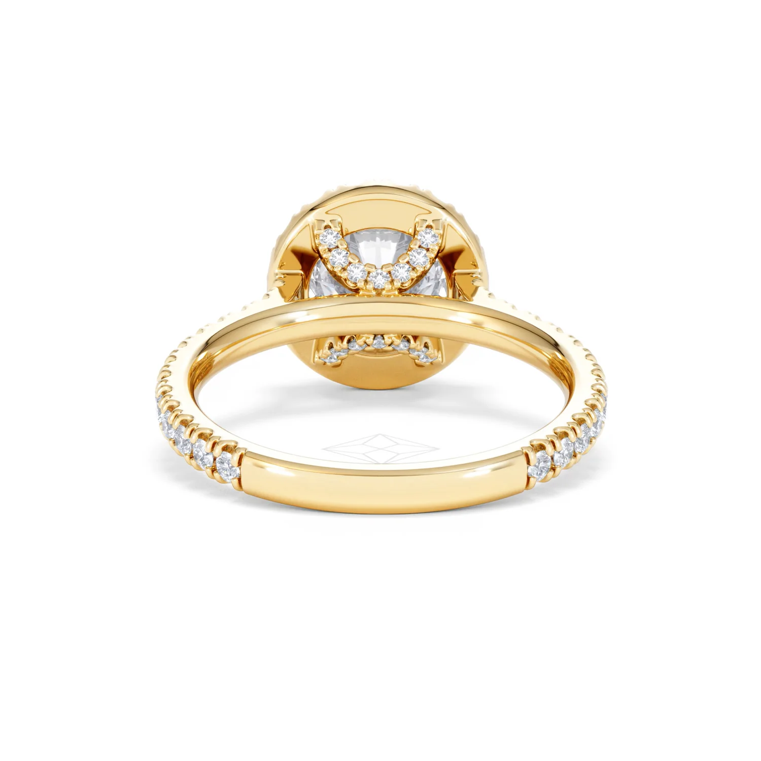 2.30ct Reina Lab Diamond Halo Engagement Ring in 18K Gold F/VS1 - Image 51