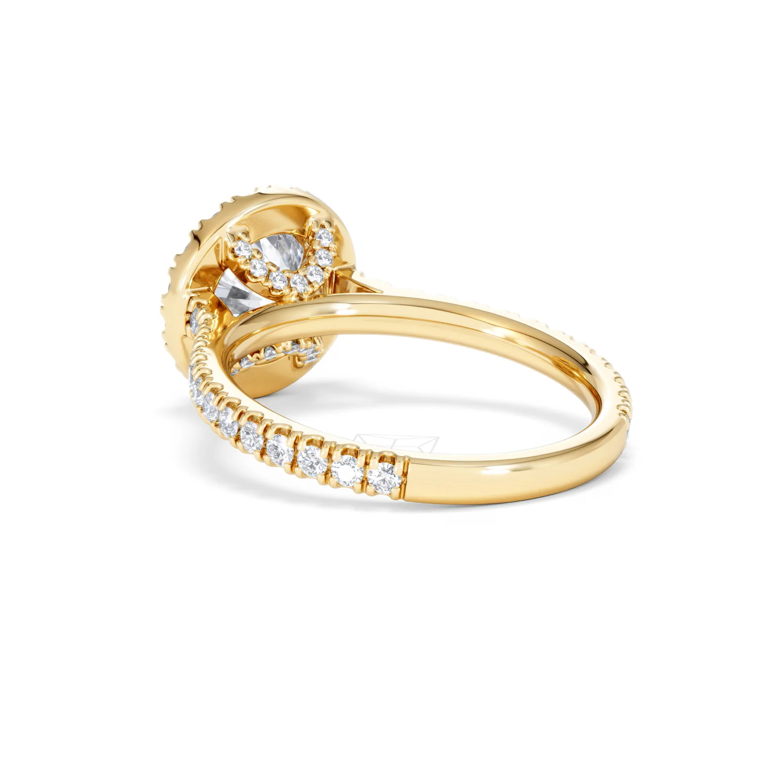 2.30ct Reina Lab Diamond Halo Engagement Ring in 18K Gold F/VS1 - Image 59