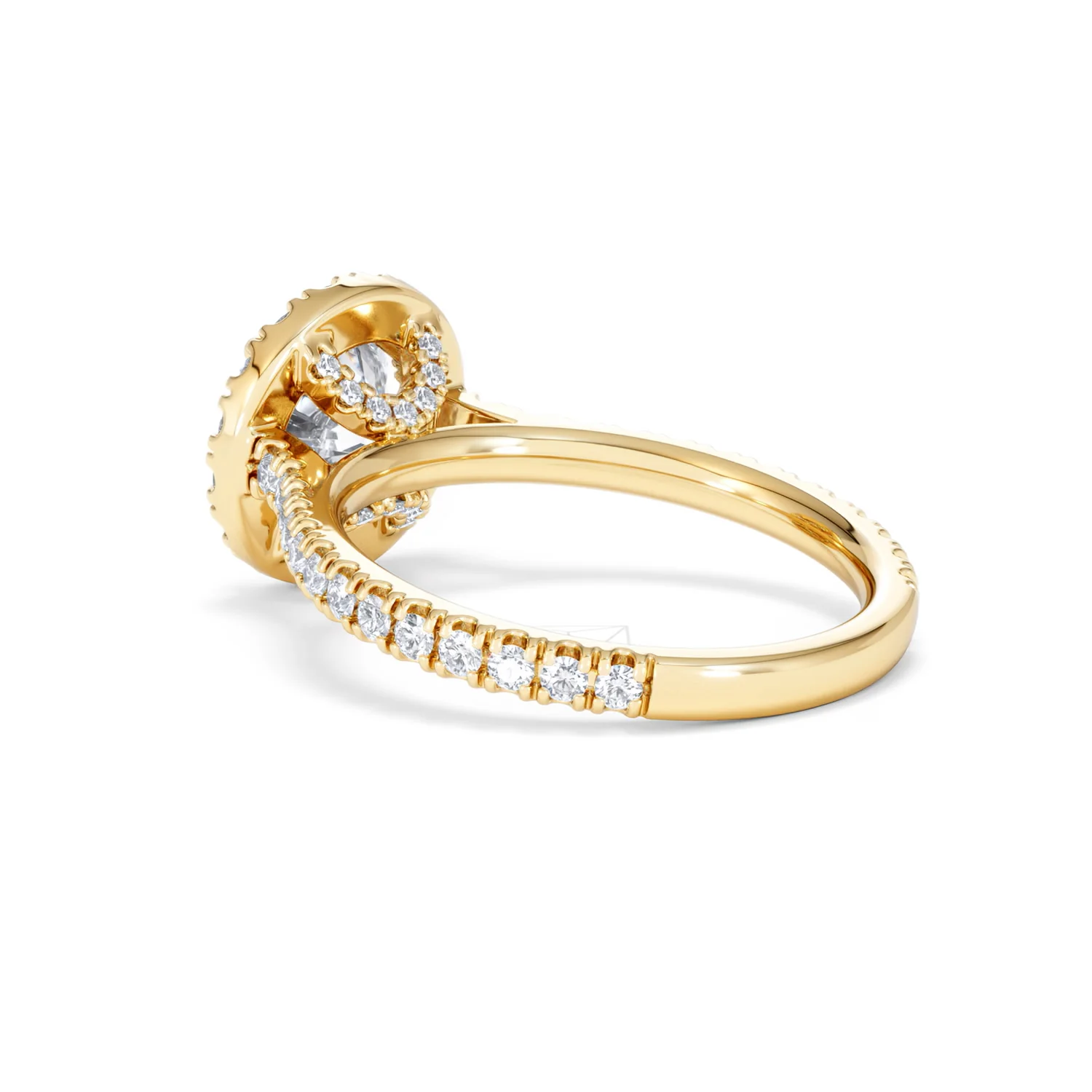 2.30ct Reina Lab Diamond Halo Engagement Ring in 18K Gold F/VS1 - Image 61