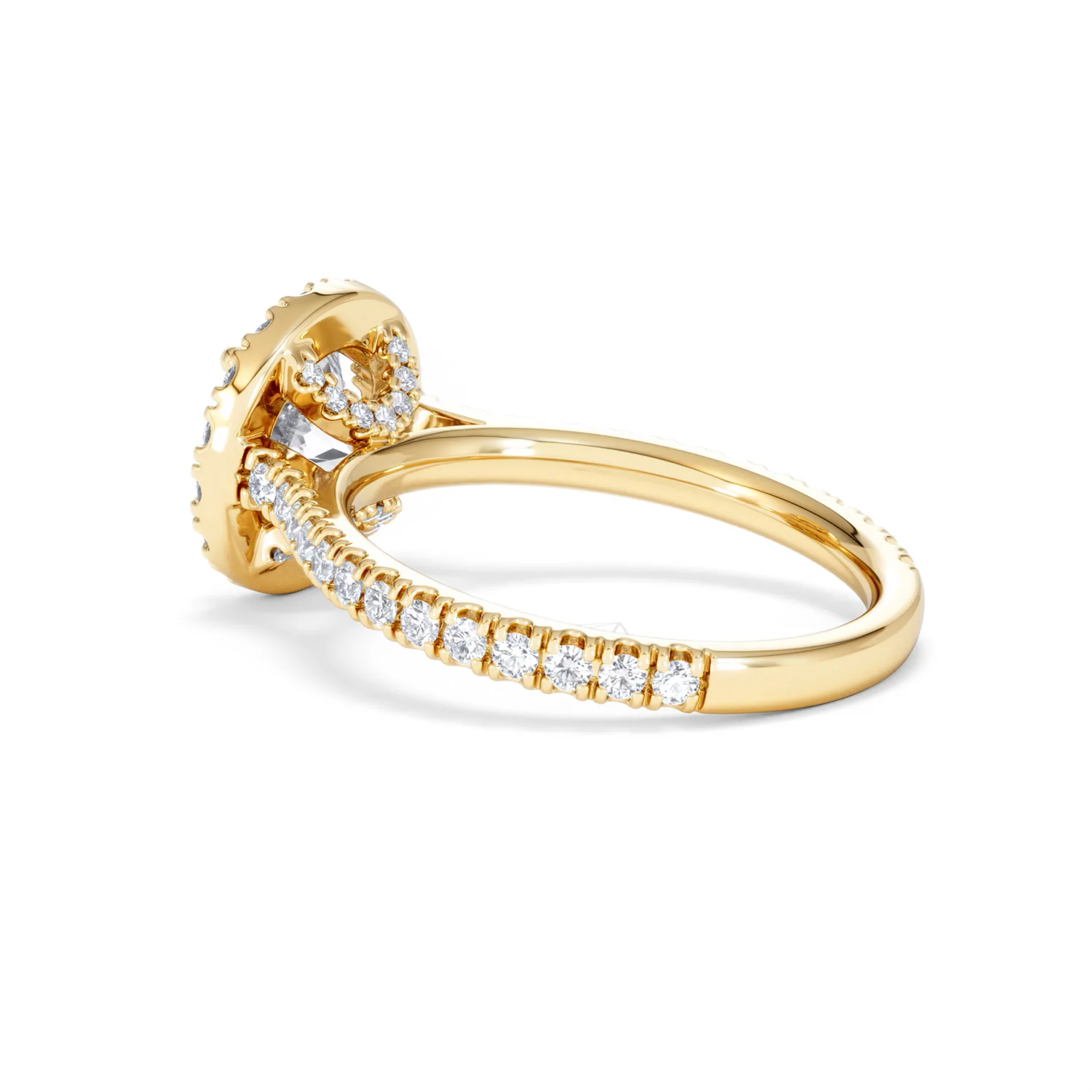 2.30ct Reina Lab Diamond Halo Engagement Ring in 18K Gold F/VS1 - Image 63