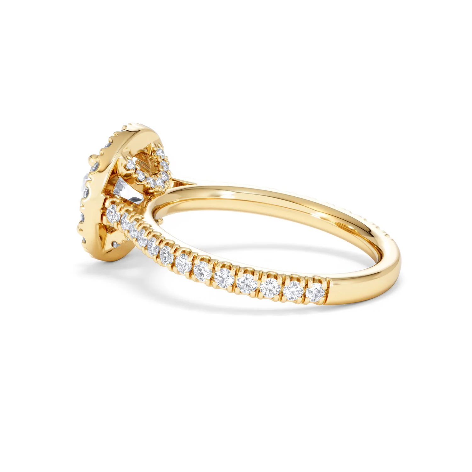 2.30ct Reina Lab Diamond Halo Engagement Ring in 18K Gold F/VS1 - Image 65