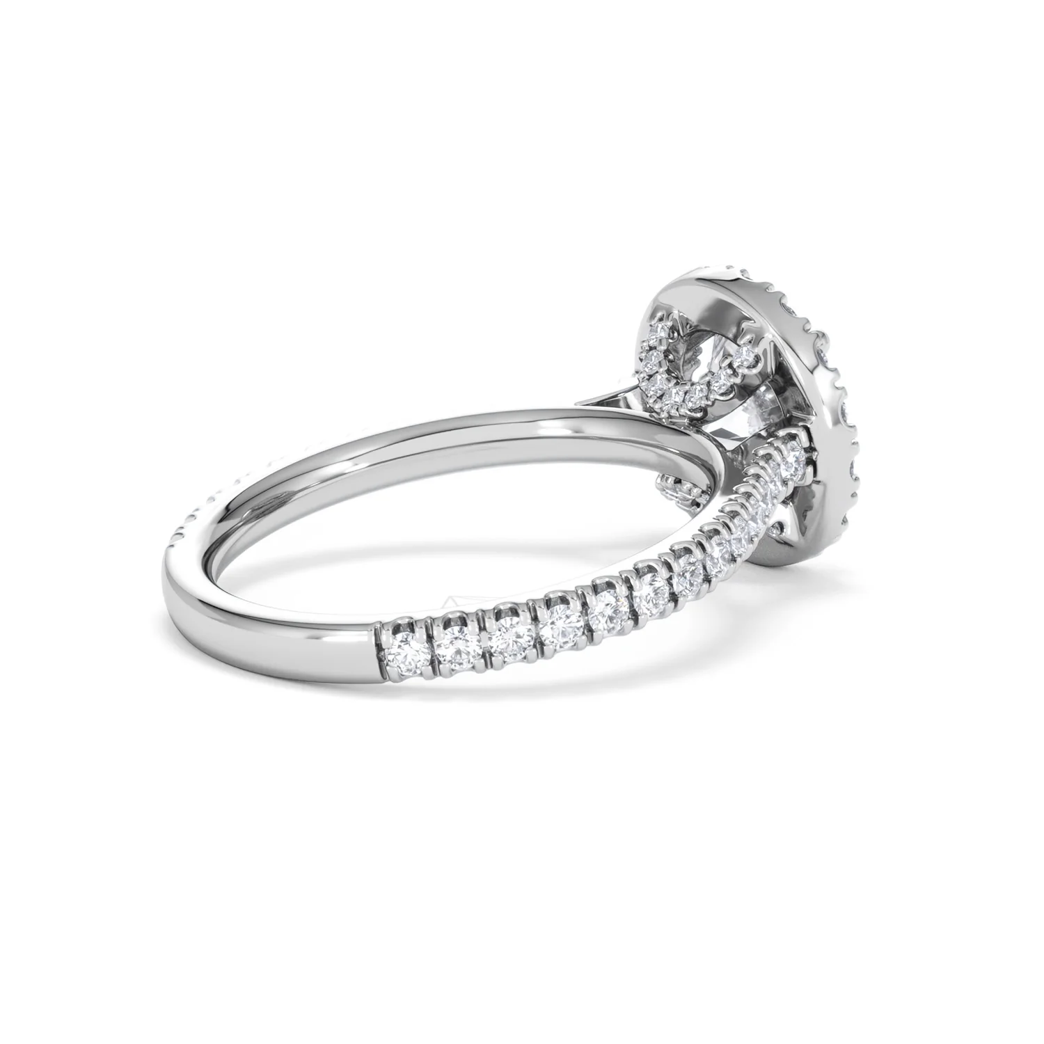 2.30ct Reina Lab Diamond Halo Engagement Ring in 18K White Gold F/VS1 - Image 39