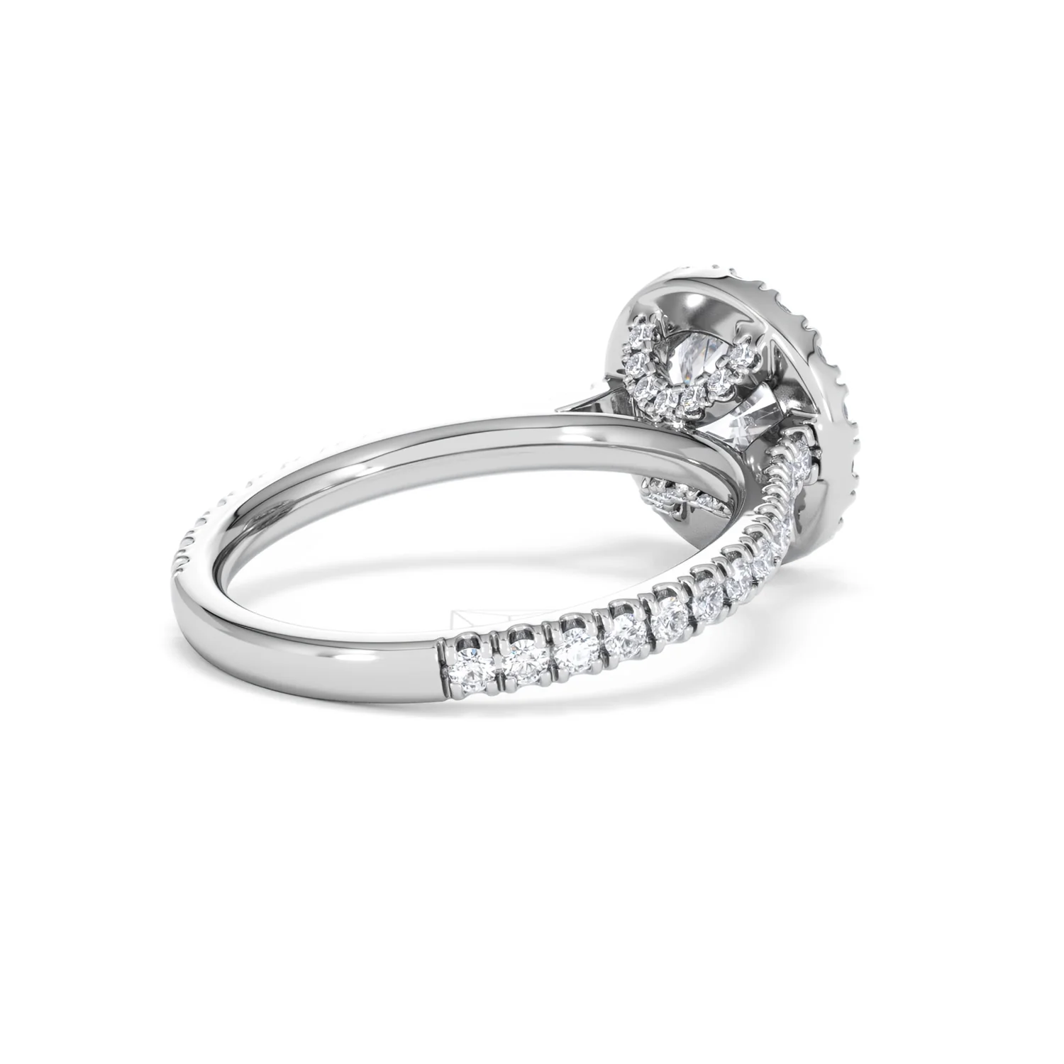 2.30ct Reina Lab Diamond Halo Engagement Ring in 18K White Gold F/VS1 - Image 41