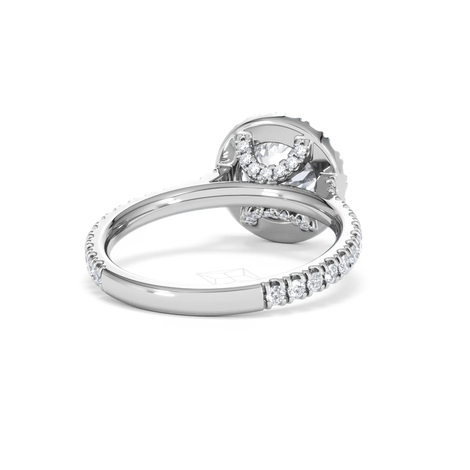 2.30ct Reina Lab Diamond Halo Engagement Ring in 18K White Gold F/VS1 - Image 46