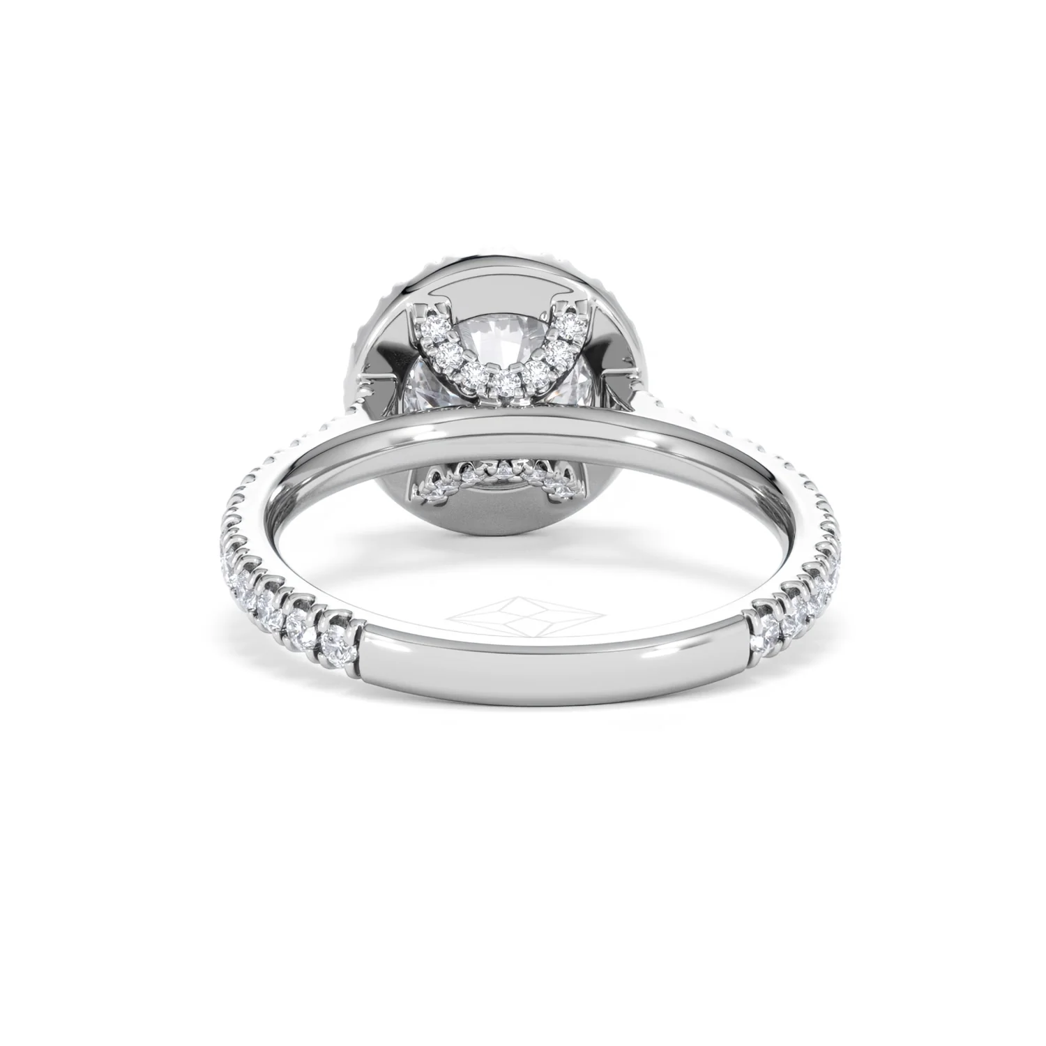 2.30ct Reina Lab Diamond Halo Engagement Ring in 18K White Gold F/VS1 - Image 52