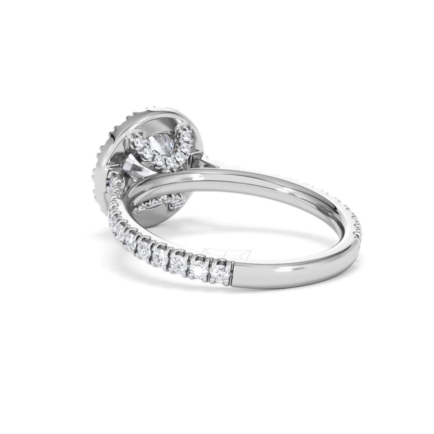 2.30ct Reina Lab Diamond Halo Engagement Ring in 18K White Gold F/VS1 - Image 59