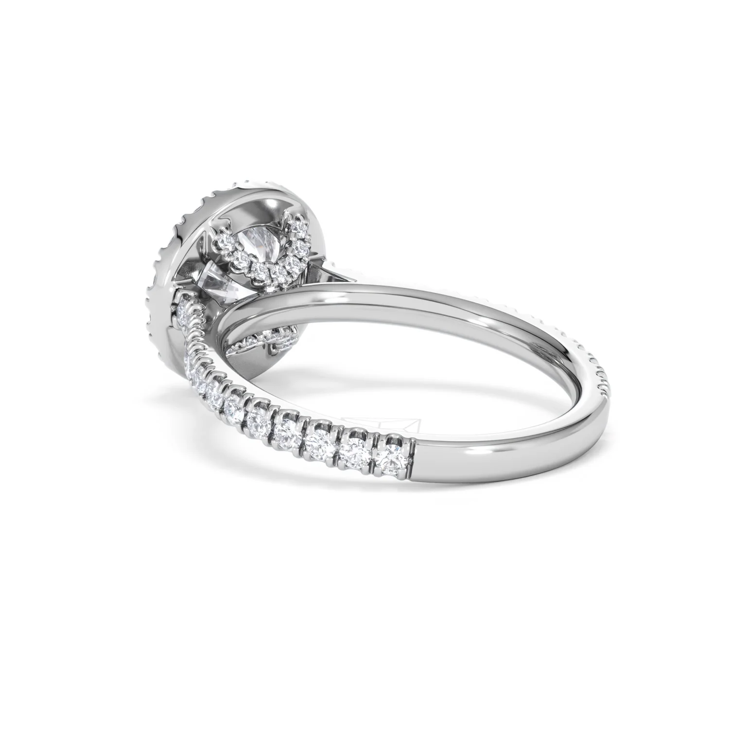 2.30ct Reina Lab Diamond Halo Engagement Ring in 18K White Gold F/VS1 - Image 60
