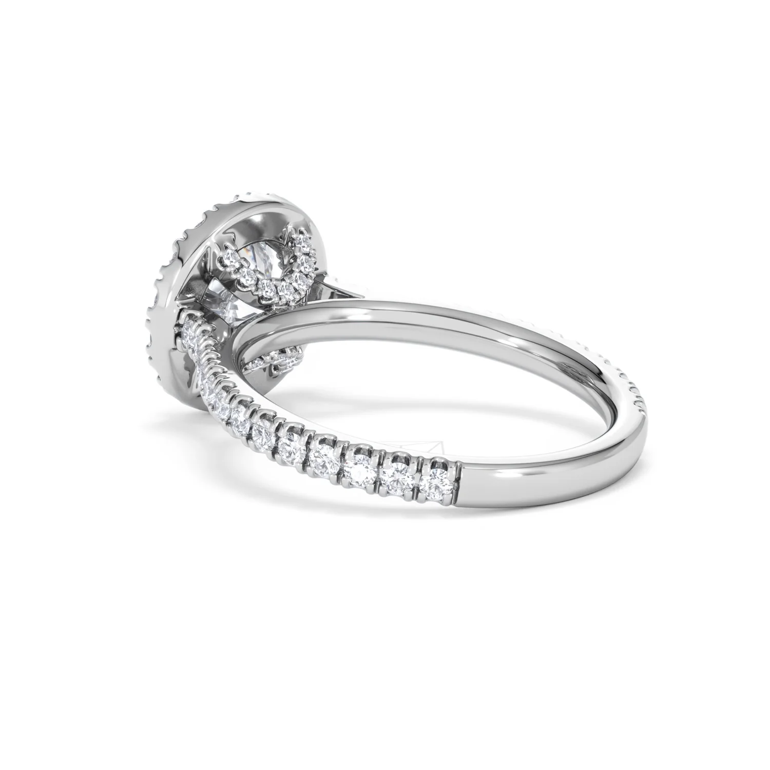 2.30ct Reina Lab Diamond Halo Engagement Ring in 18K White Gold F/VS1 - Image 61