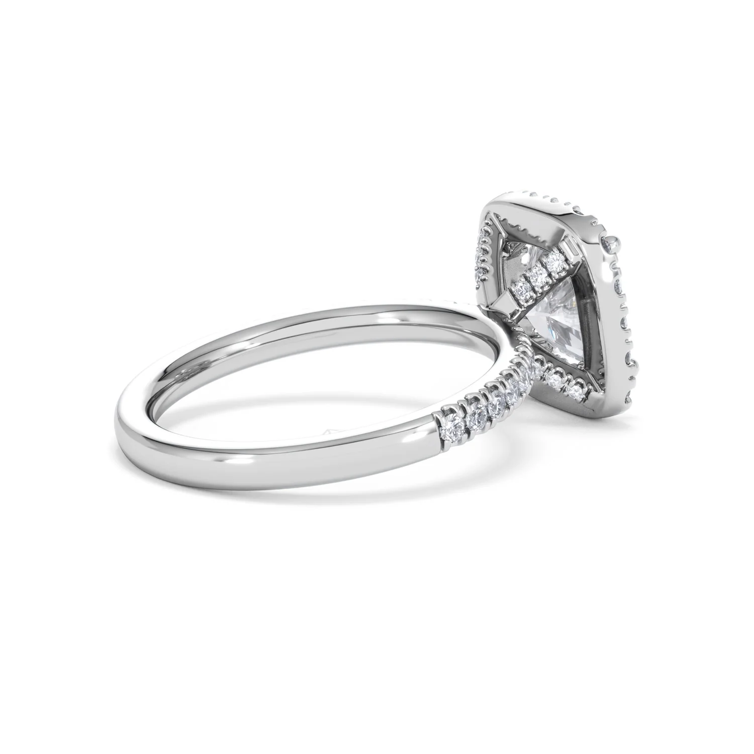 2.60ct Beatrice Lab Diamond Halo Engagement Ring 18K White Gold F/VS1 - Image 35