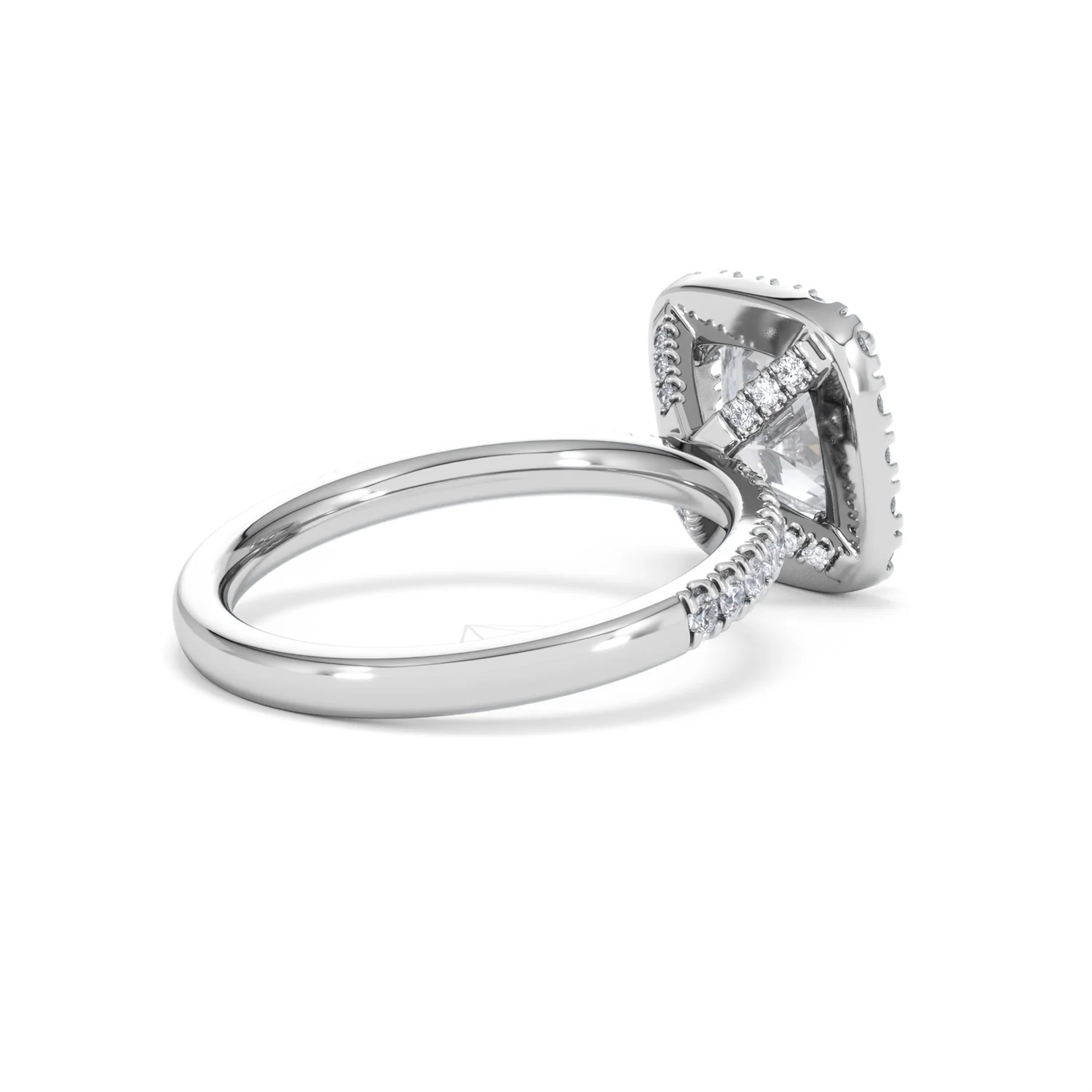 2.60ct Beatrice Lab Diamond Halo Engagement Ring 18K White Gold F/VS1 - Image 37