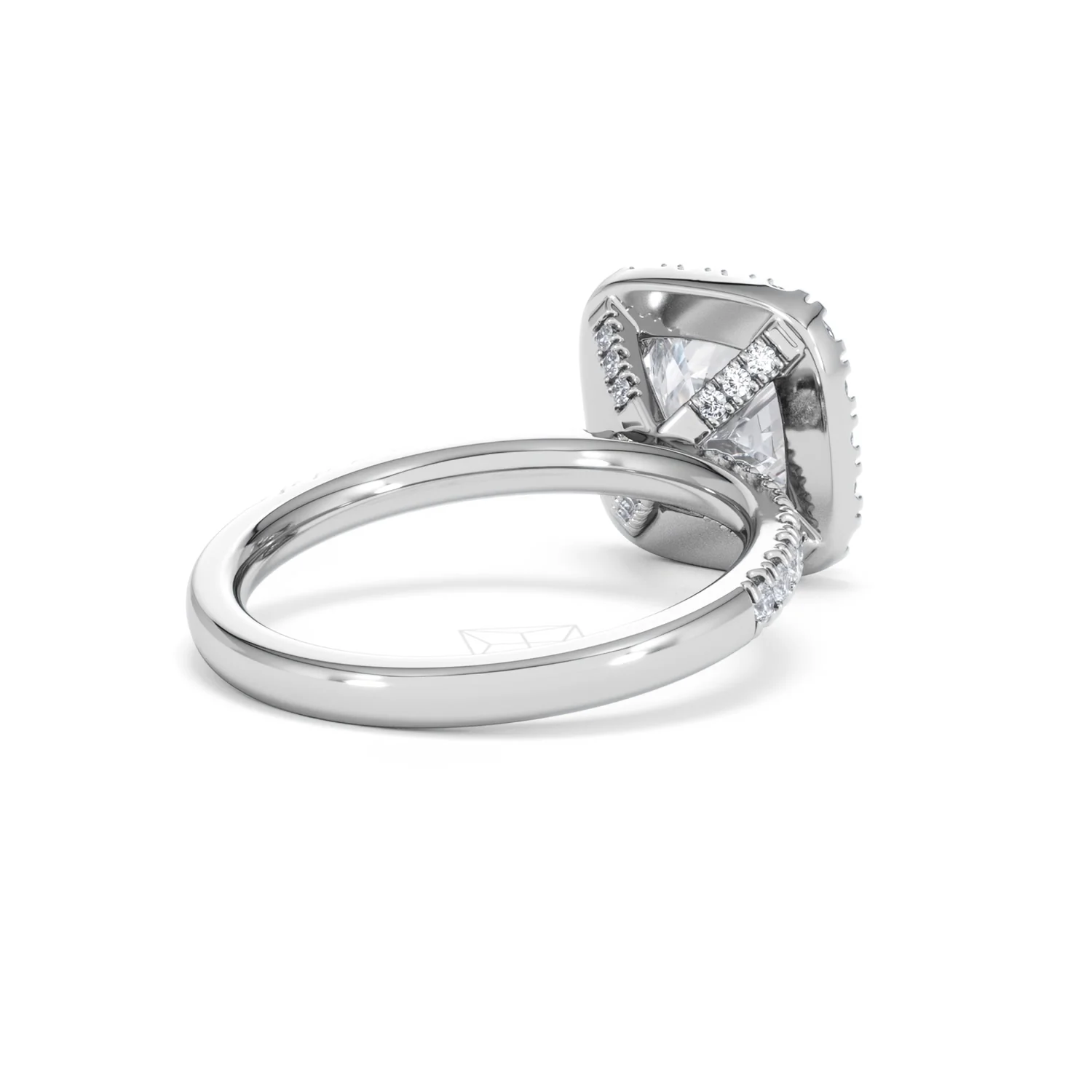 2.60ct Beatrice Lab Diamond Halo Engagement Ring 18K White Gold F/VS1 - Image 40