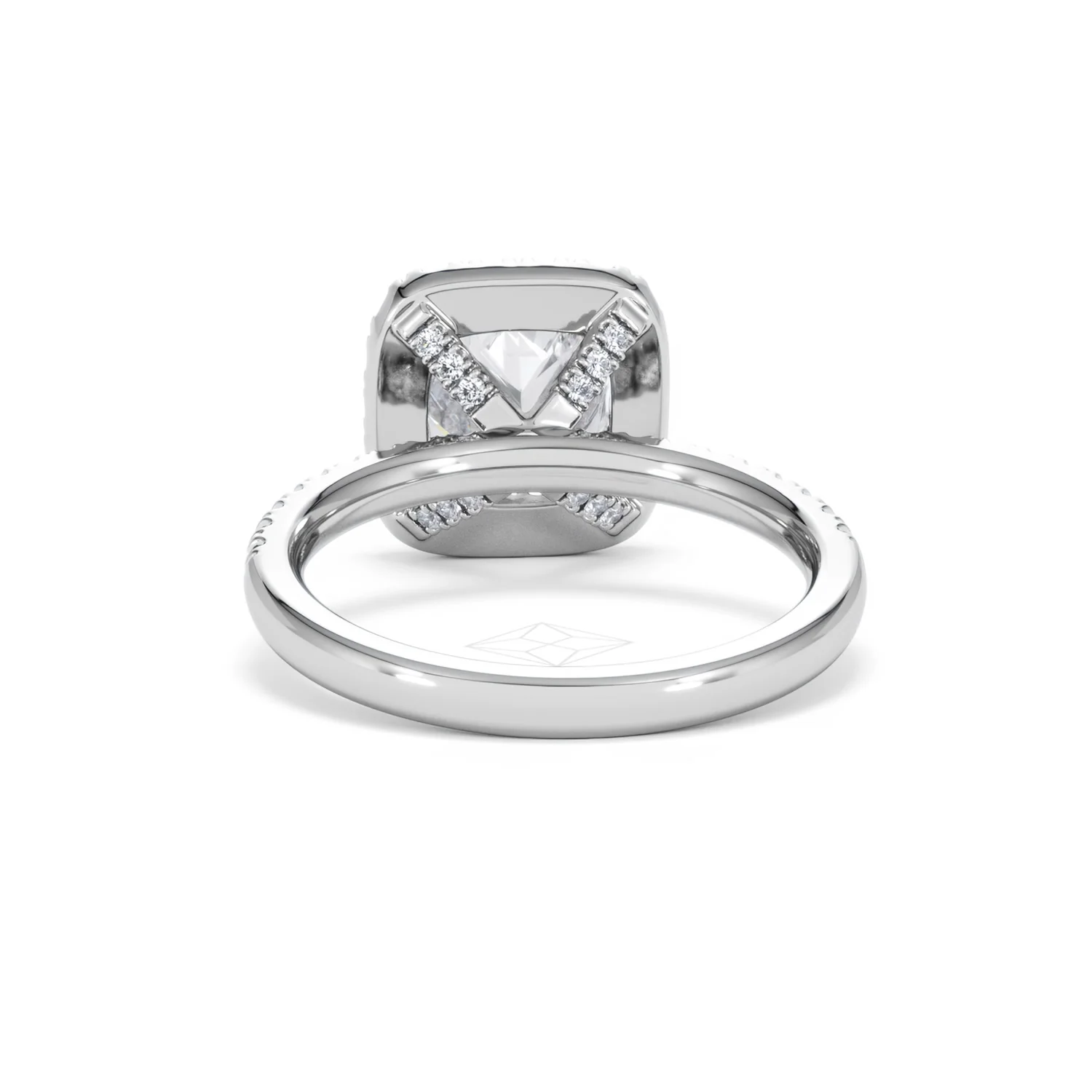 2.60ct Beatrice Lab Diamond Halo Engagement Ring 18K White Gold F/VS1 - Image 49