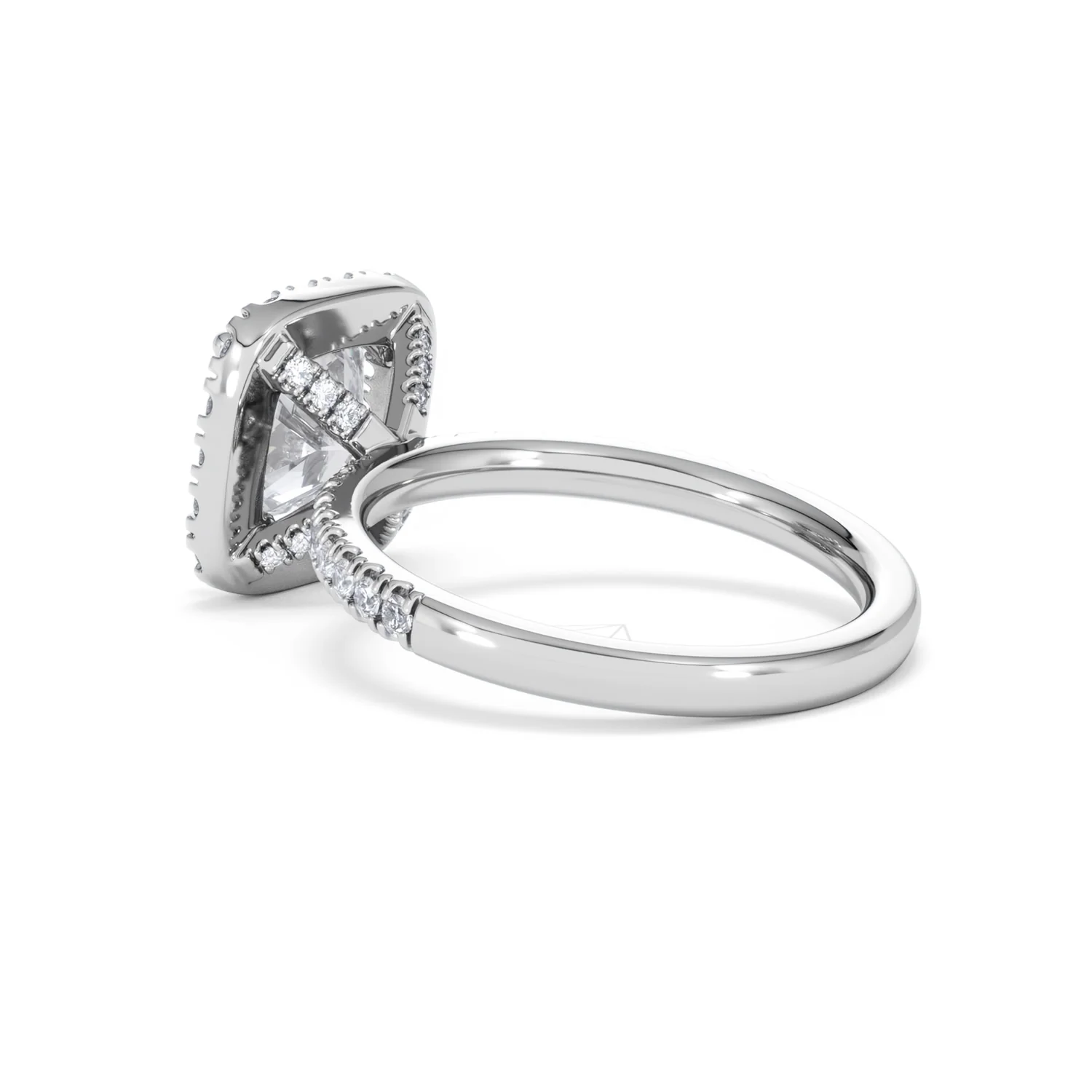 2.60ct Beatrice Lab Diamond Halo Engagement Ring 18K White Gold F/VS1 - Image 59