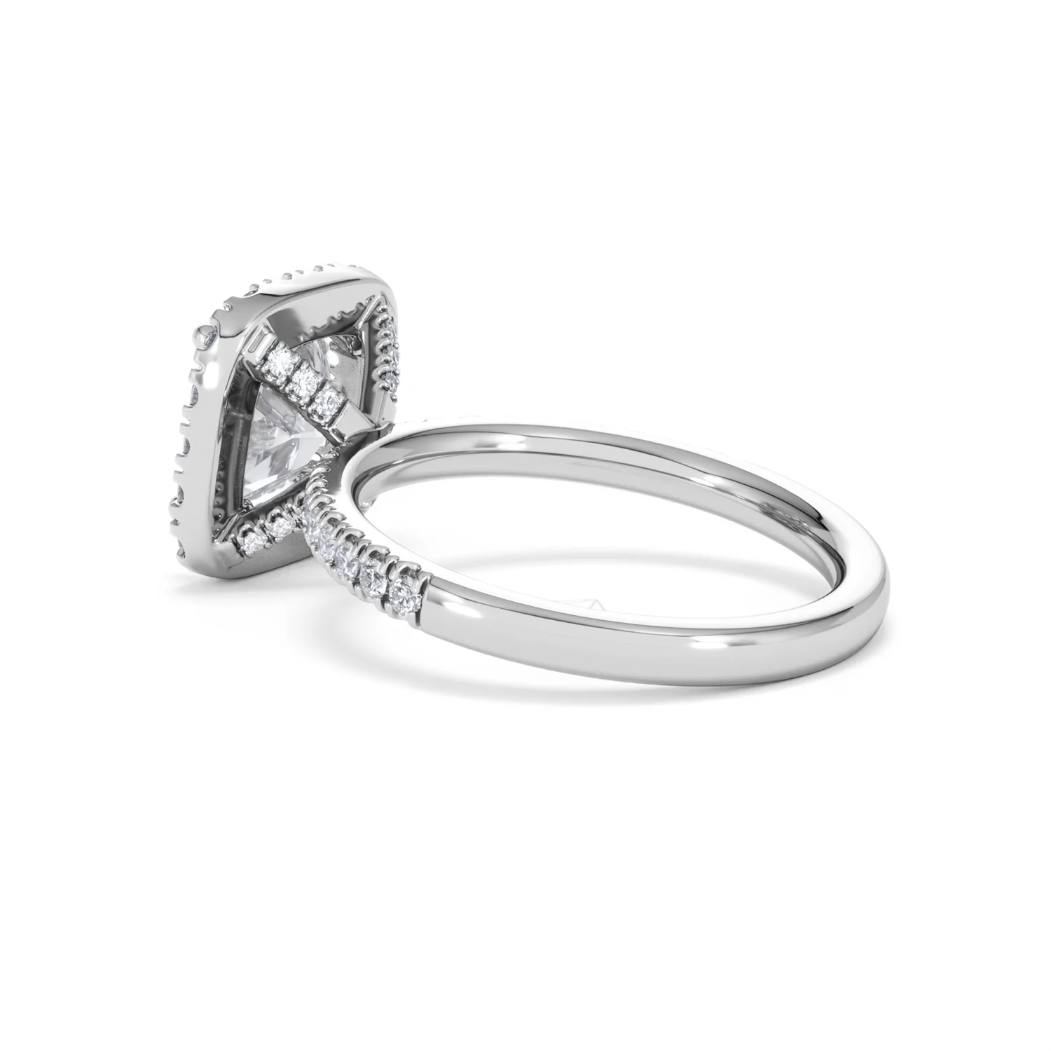 2.60ct Beatrice Lab Diamond Halo Engagement Ring 18K White Gold F/VS1 - Image 60