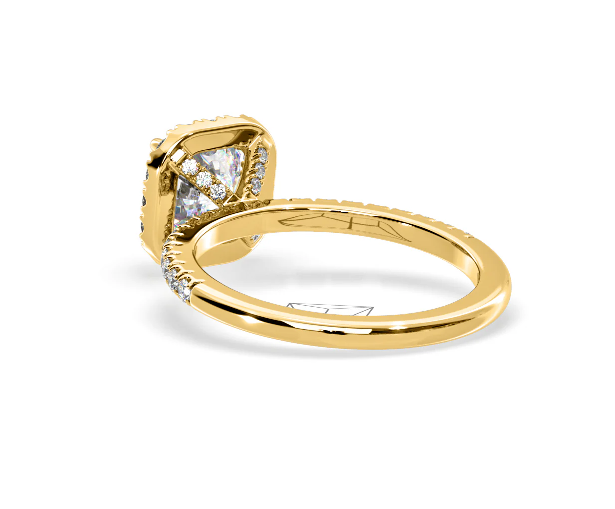 2.60ct Beatrice Lab Diamond Halo Engagement Ring in 18K Gold F/VS1 - Image 120