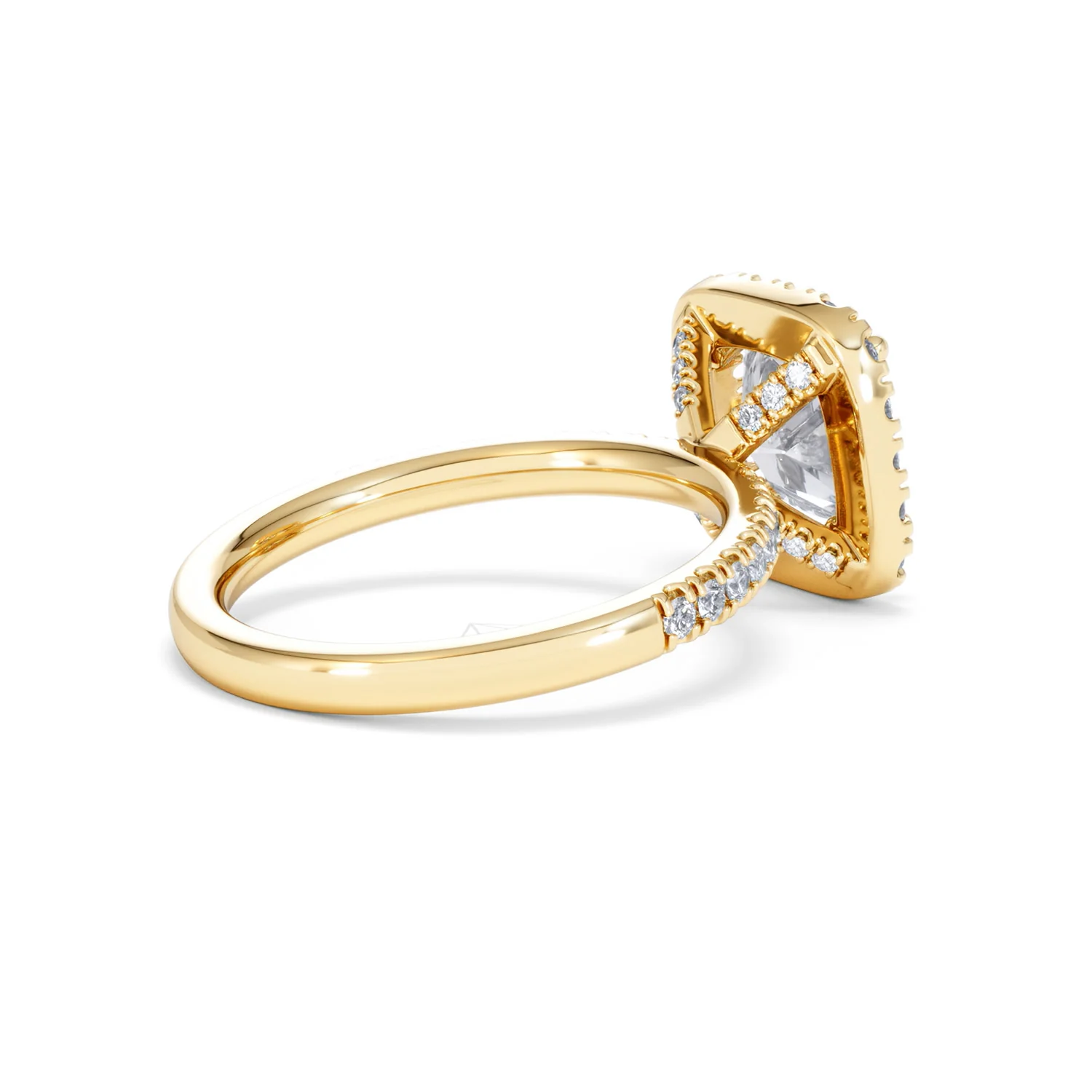 2.60ct Beatrice Lab Diamond Halo Engagement Ring in 18K Gold F/VS1 - Image 36