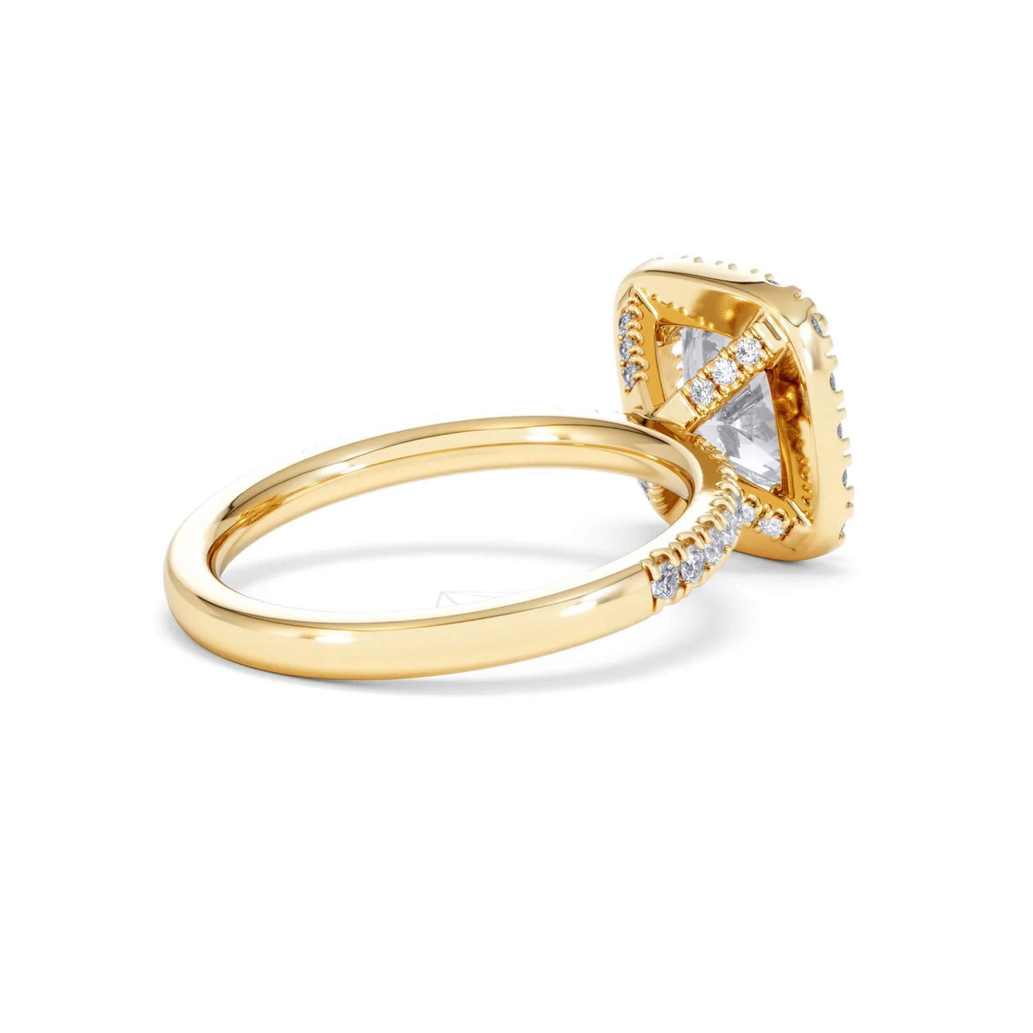 2.60ct Beatrice Lab Diamond Halo Engagement Ring in 18K Gold F/VS1 - Image 37