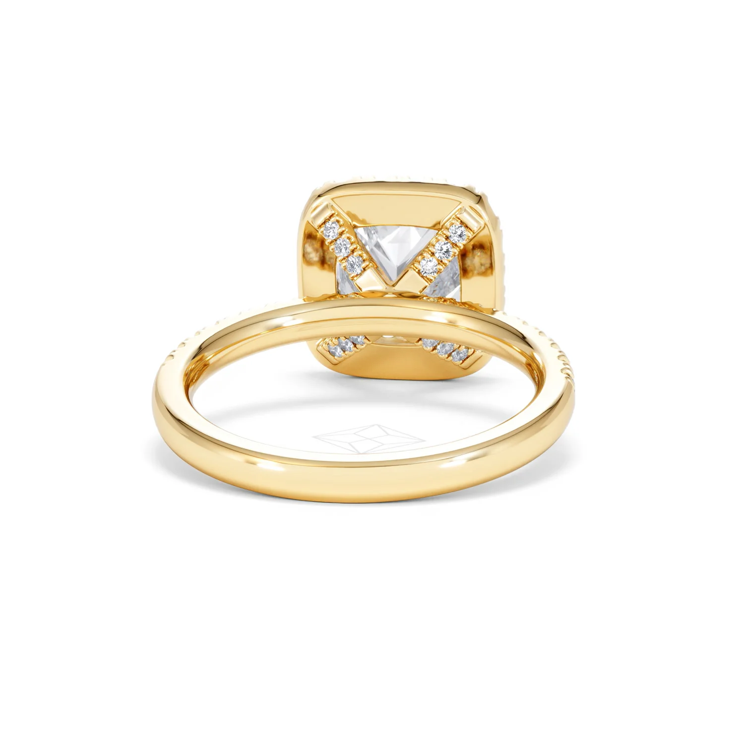 2.60ct Beatrice Lab Diamond Halo Engagement Ring in 18K Gold F/VS1 - Image 46