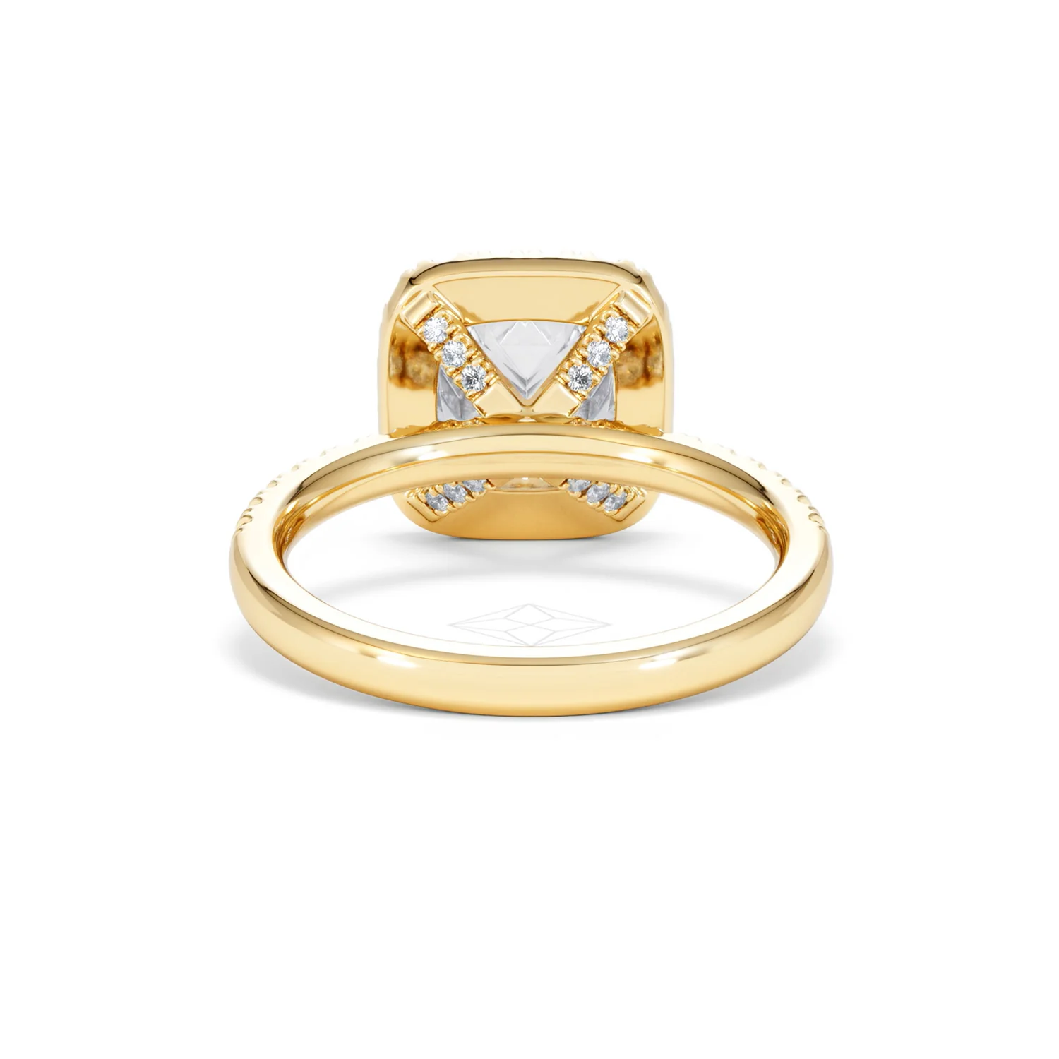 2.60ct Beatrice Lab Diamond Halo Engagement Ring in 18K Gold F/VS1 - Image 48
