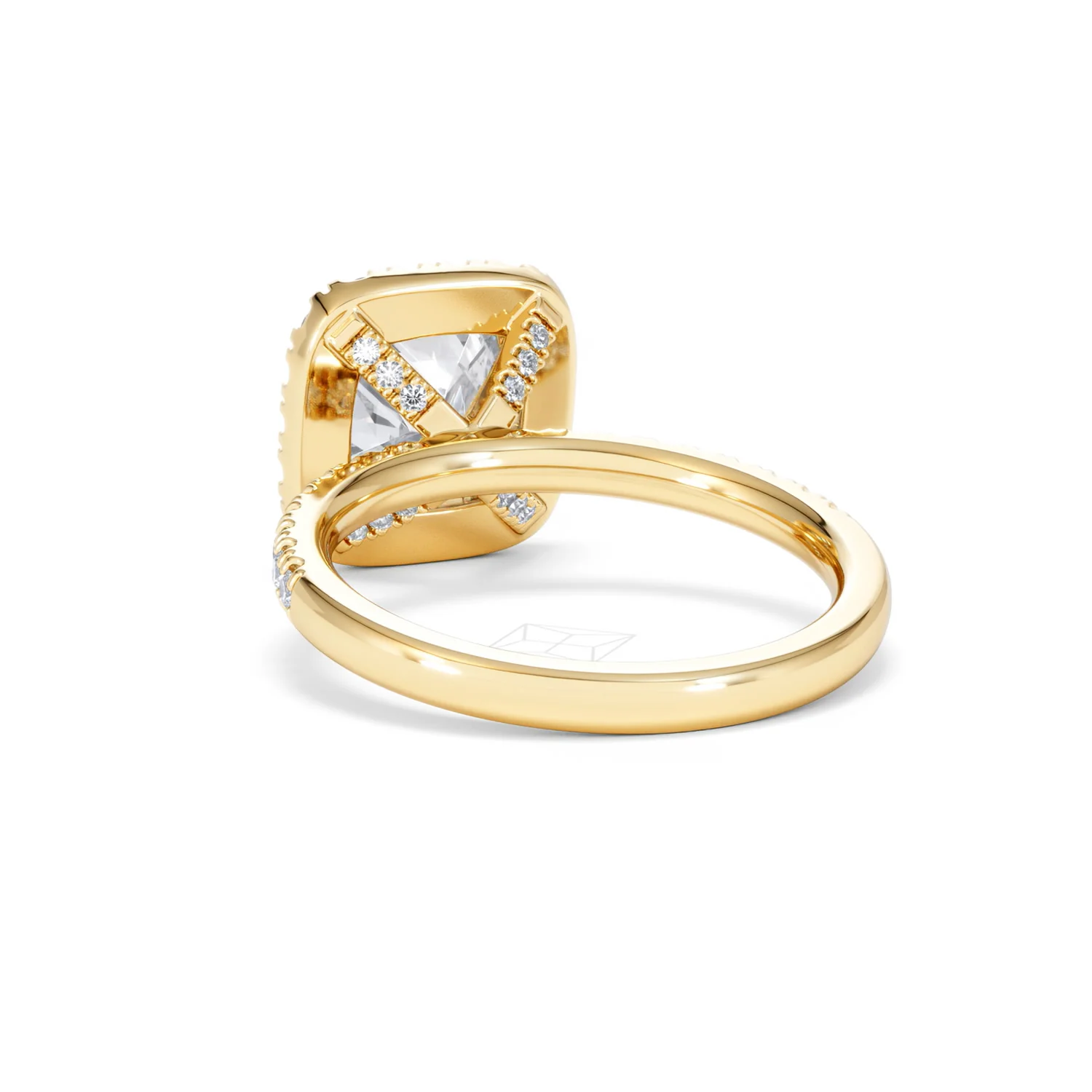 2.60ct Beatrice Lab Diamond Halo Engagement Ring in 18K Gold F/VS1 - Image 53