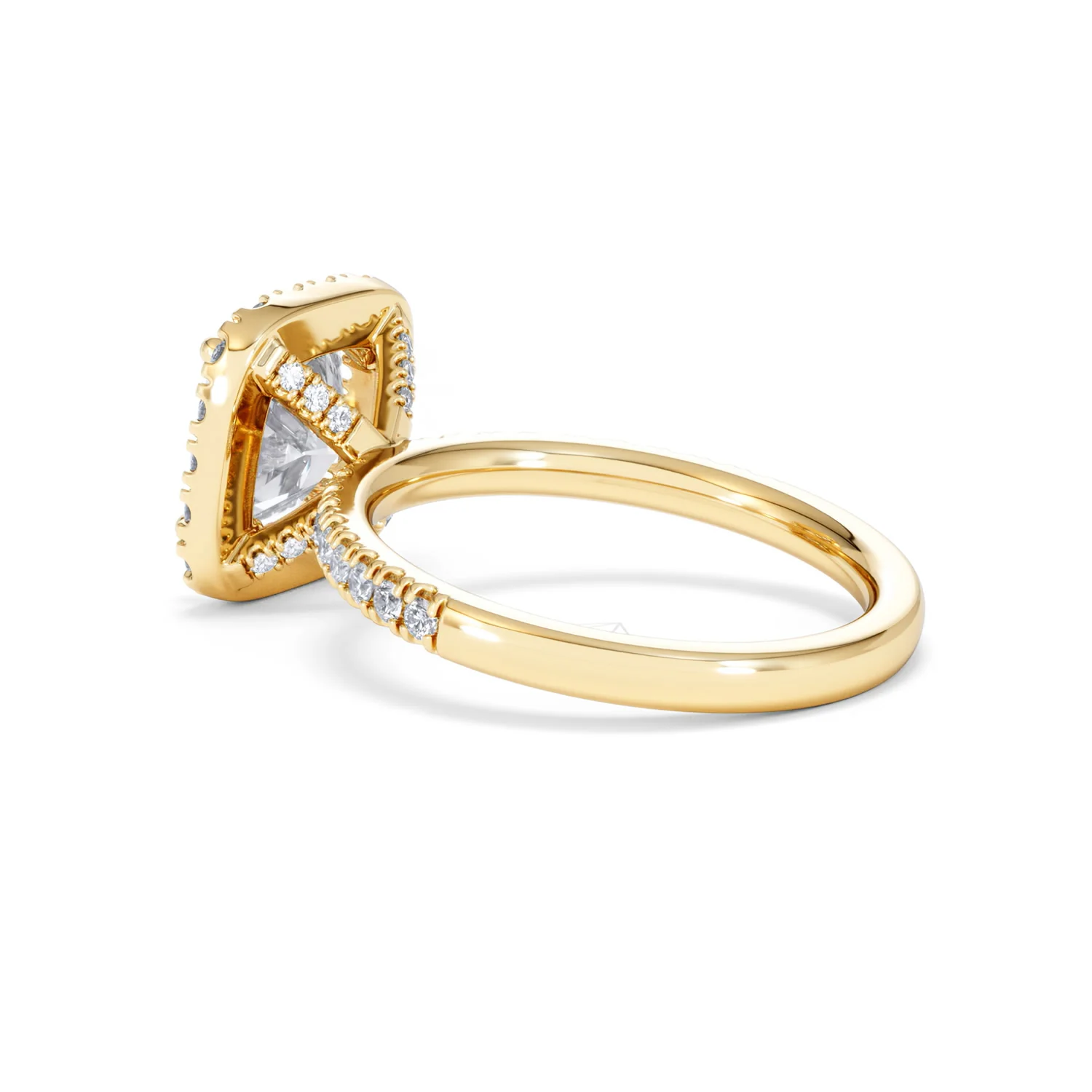2.60ct Beatrice Lab Diamond Halo Engagement Ring in 18K Gold F/VS1 - Image 60