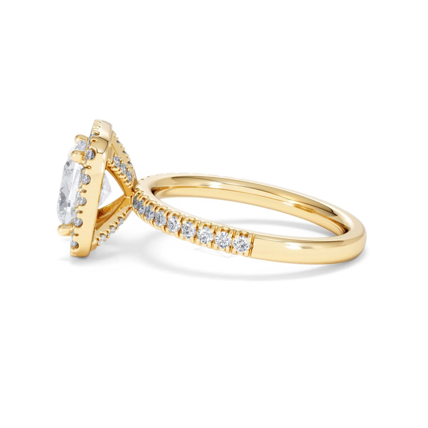 2.60ct Beatrice Lab Diamond Halo Engagement Ring in 18K Gold F/VS1 - Image 68