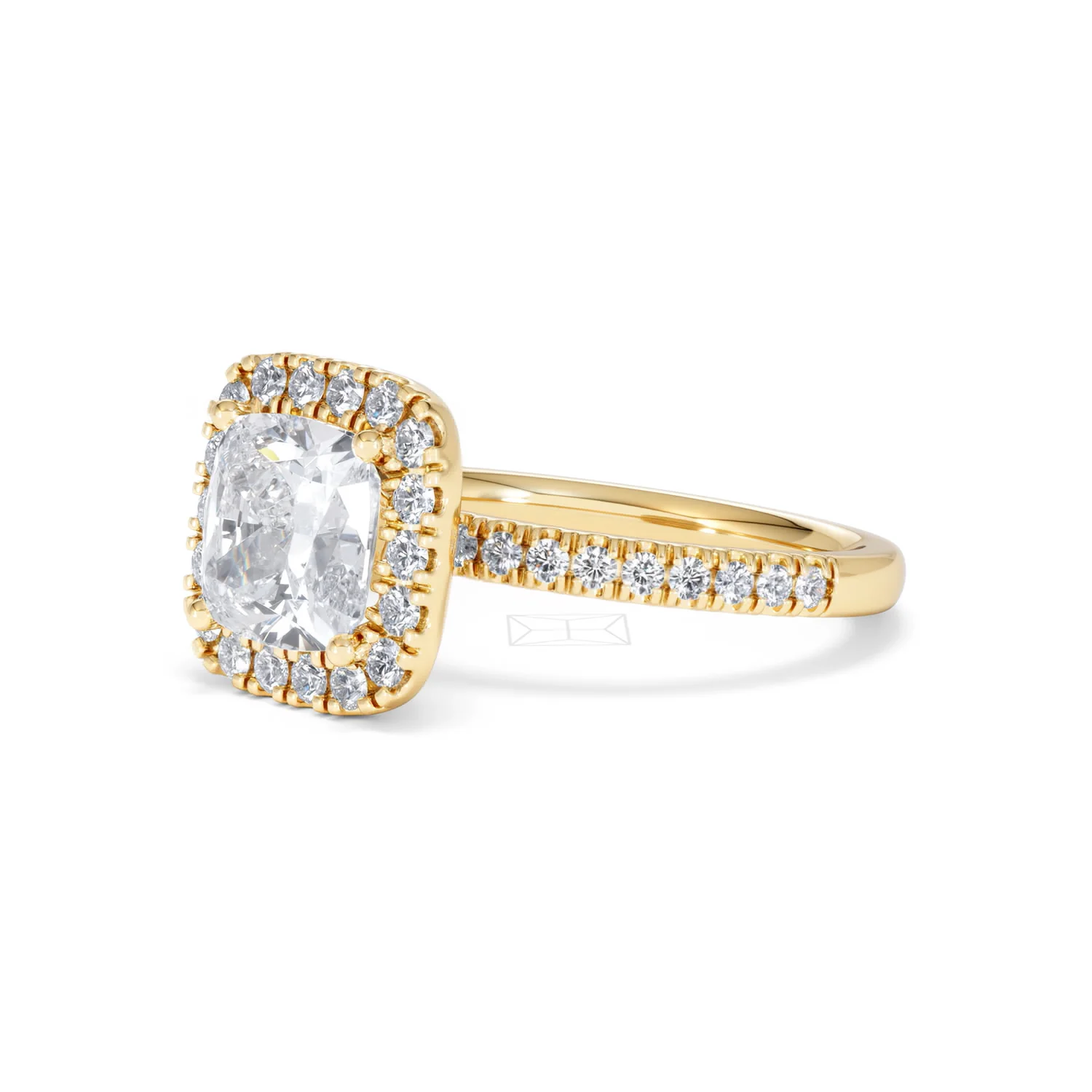 2.60ct Beatrice Lab Diamond Halo Engagement Ring in 18K Gold F/VS1 - Image 78