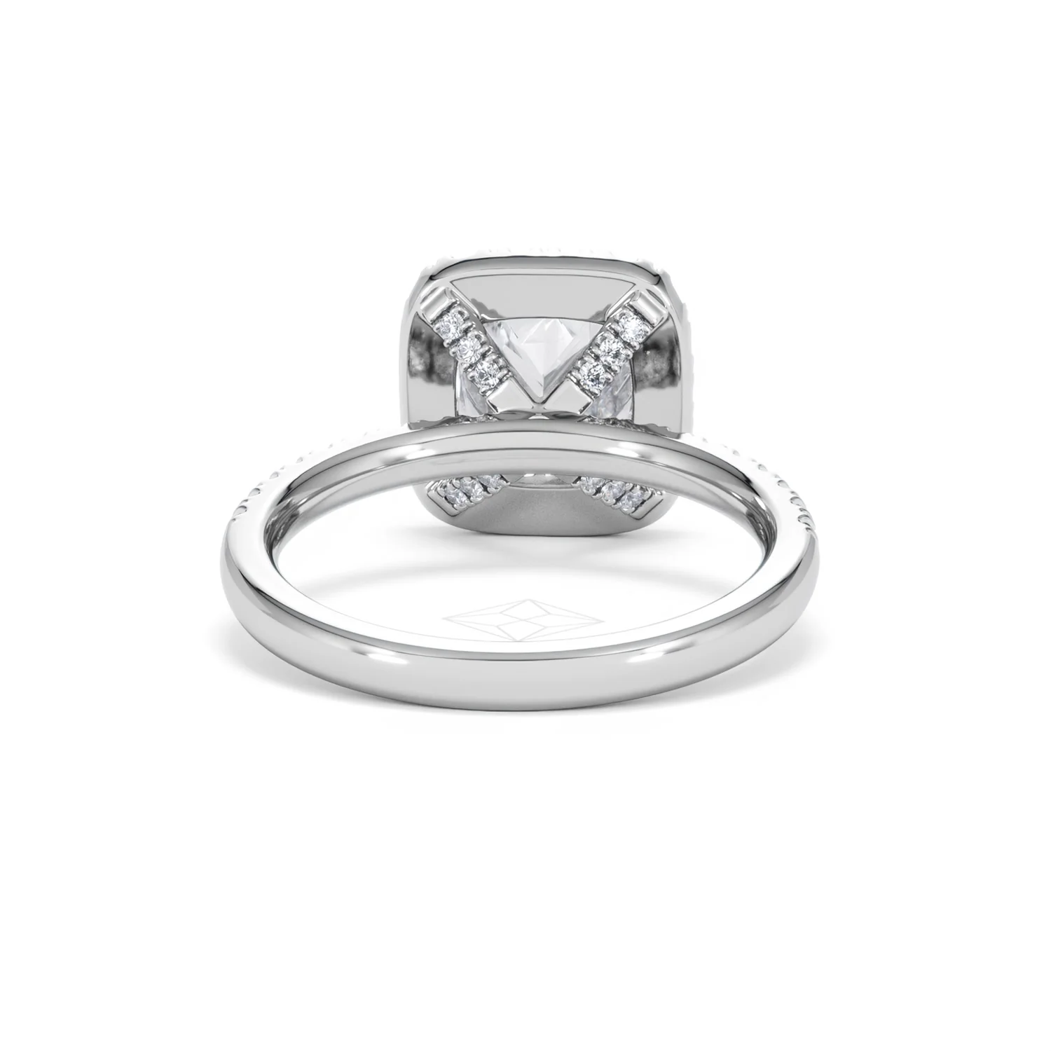 2.60ct Beatrice Lab Diamond Halo Engagement Ring in Platinum F/VS1 - Image 47