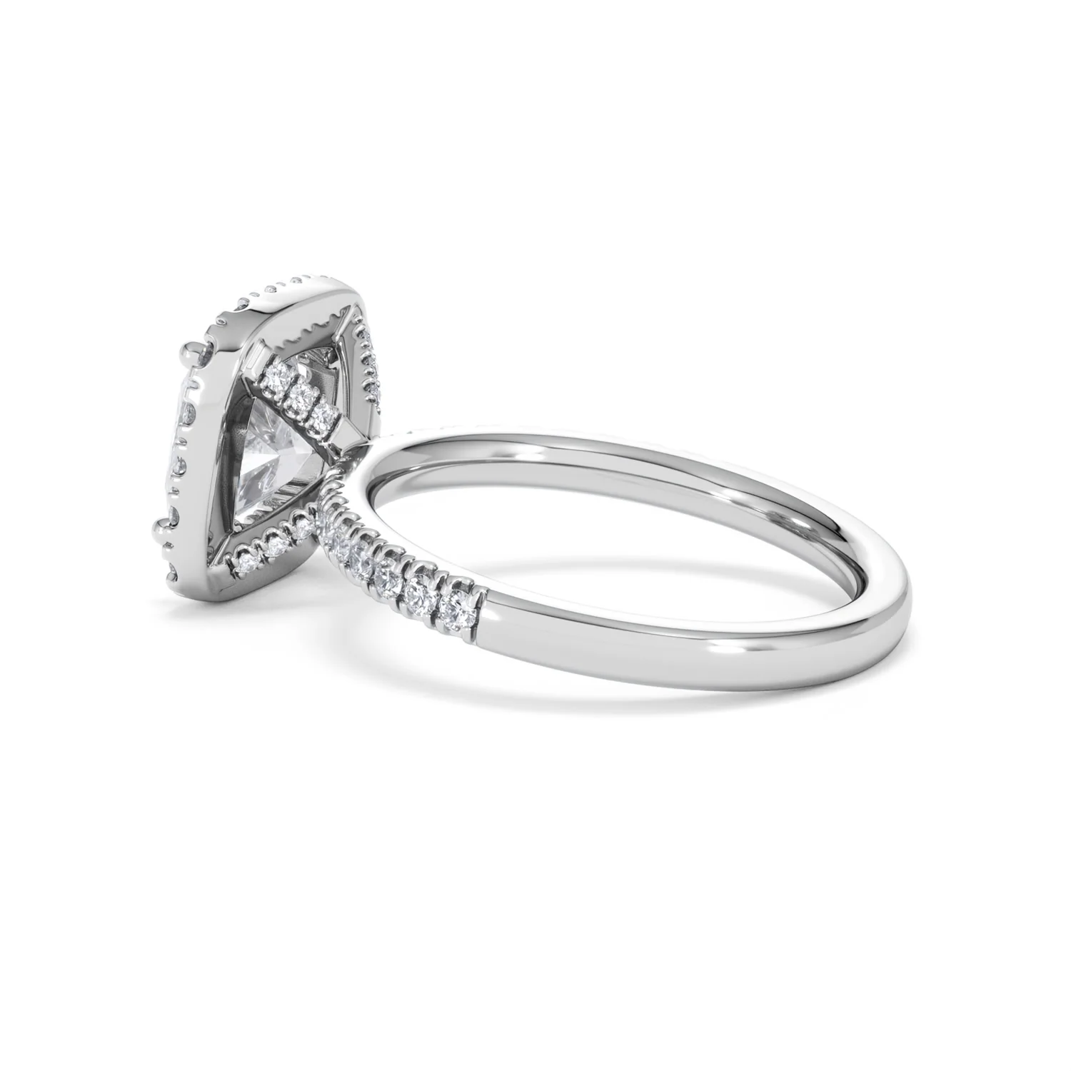 2.60ct Beatrice Lab Diamond Halo Engagement Ring in Platinum F/VS1 - Image 62