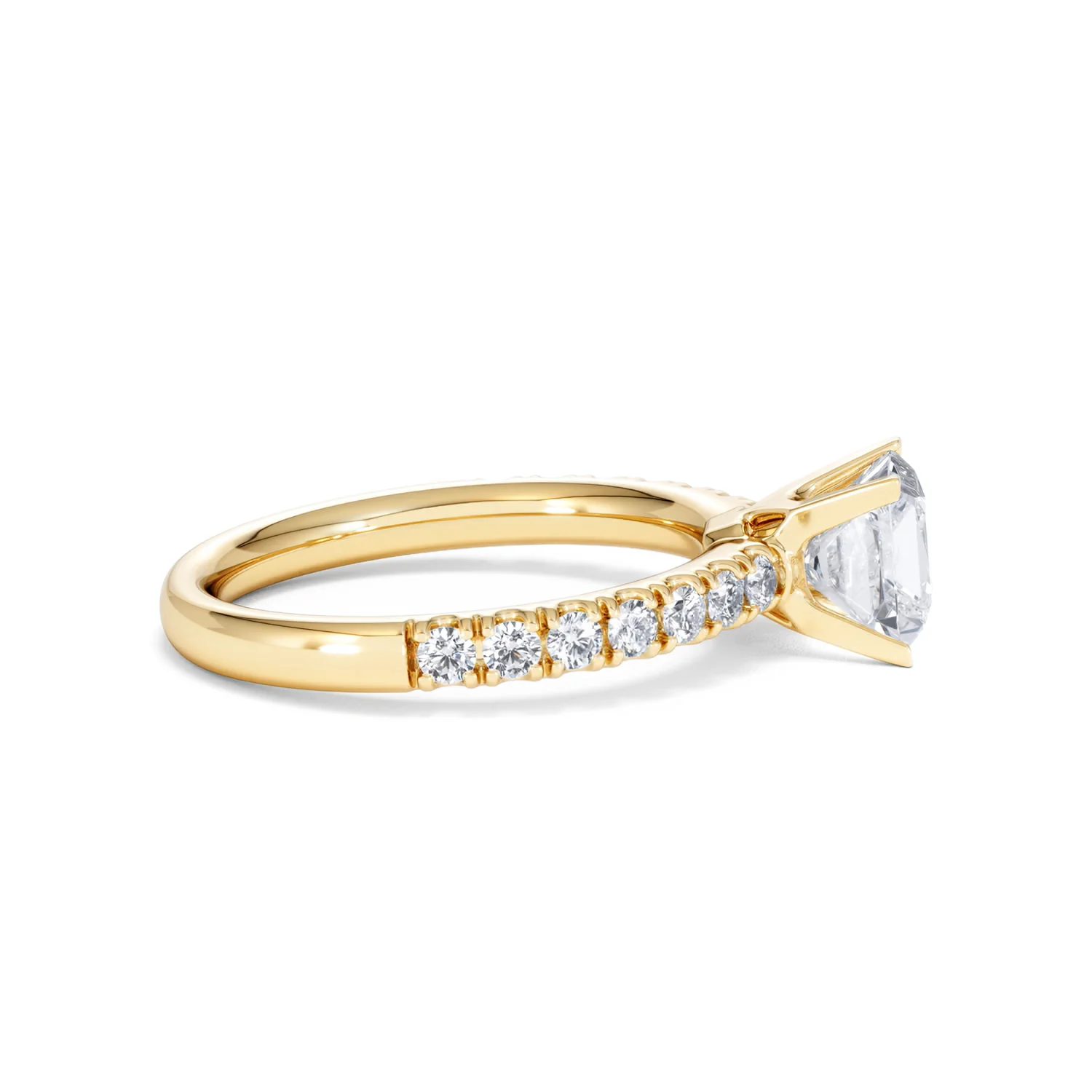 2.60ct Katerina Lab Princess Diamond Engagement Ring 18K Gold F/VS1 - Image 108