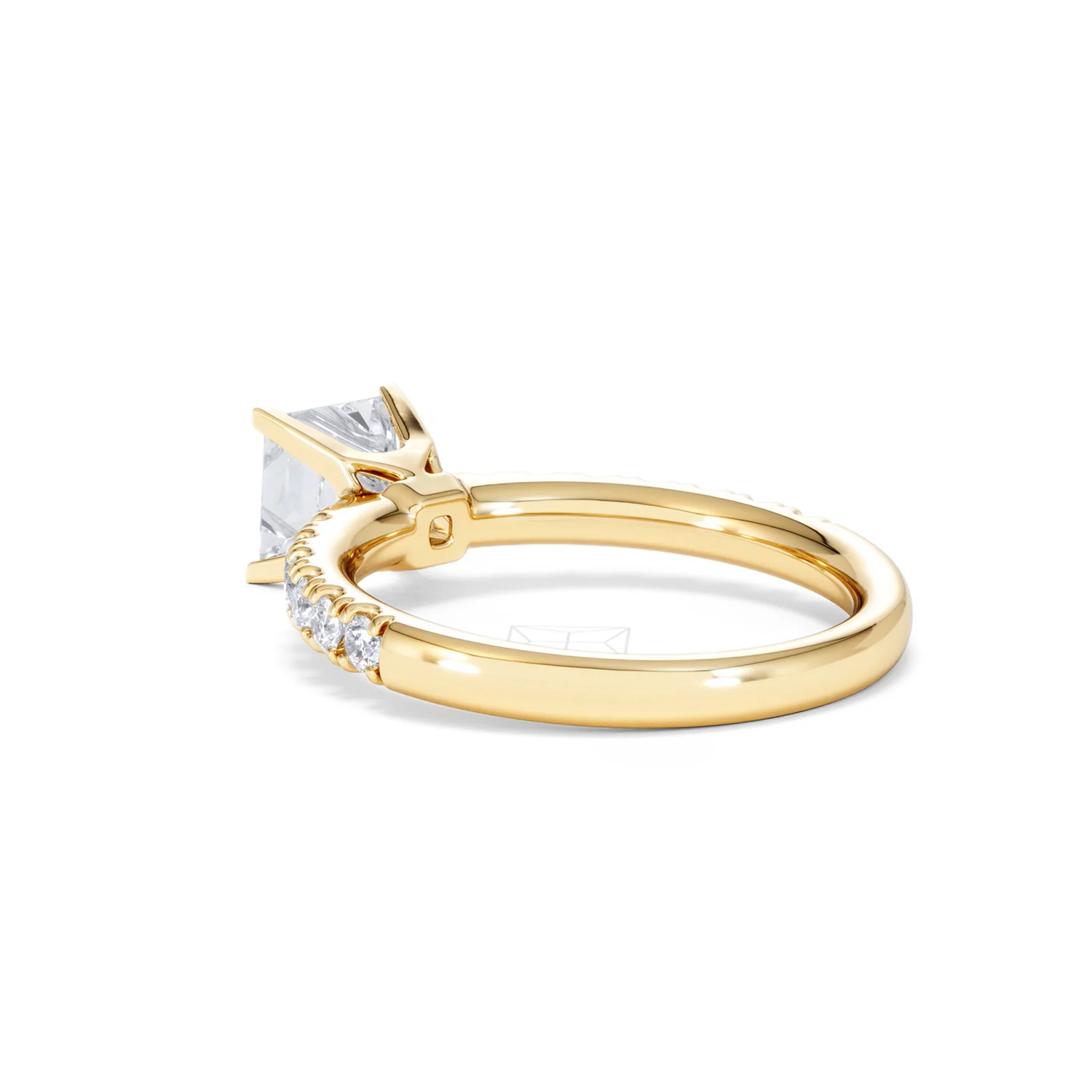 2.60ct Katerina Lab Princess Diamond Engagement Ring 18K Gold F/VS1 - Image 138