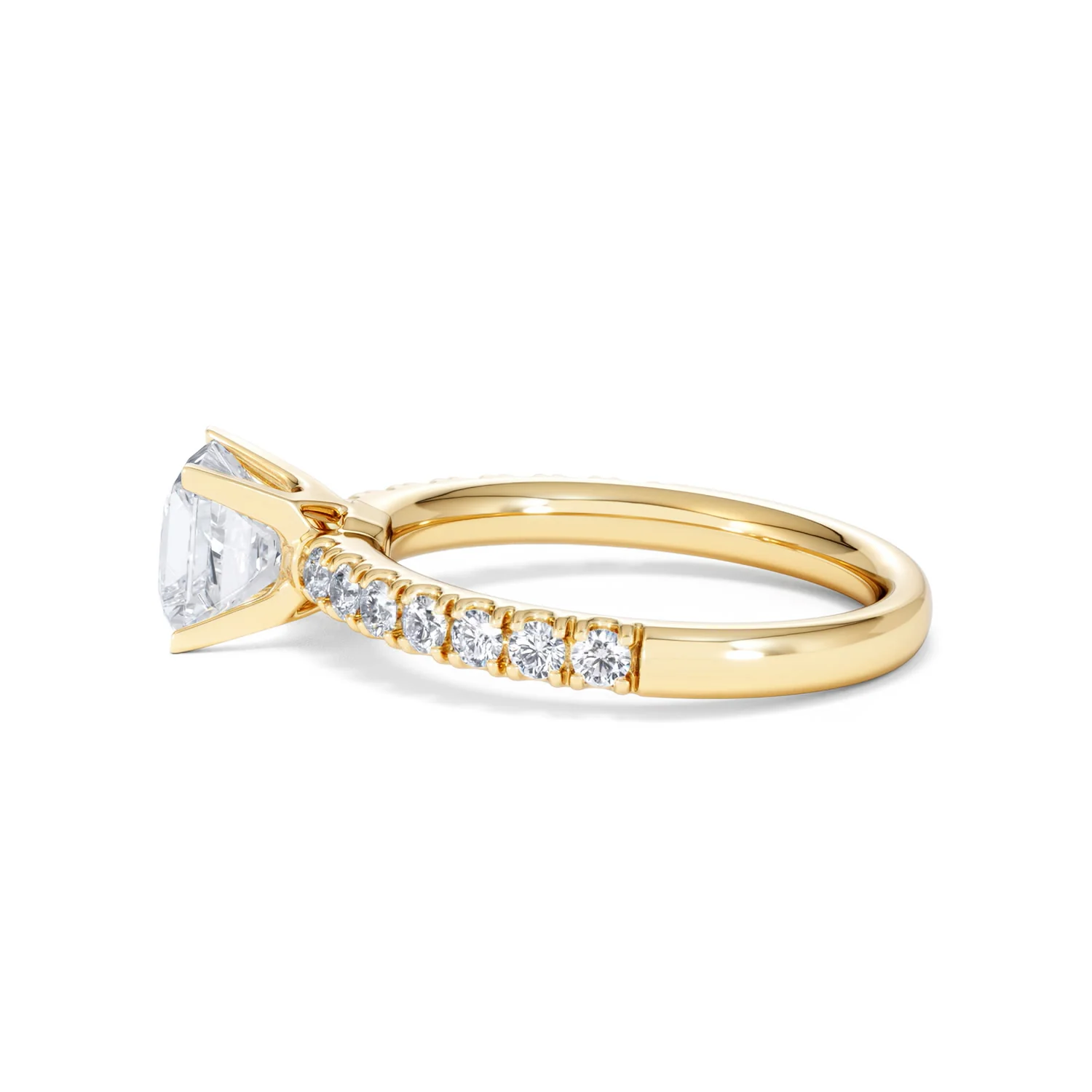2.60ct Katerina Lab Princess Diamond Engagement Ring 18K Gold F/VS1 - Image 148