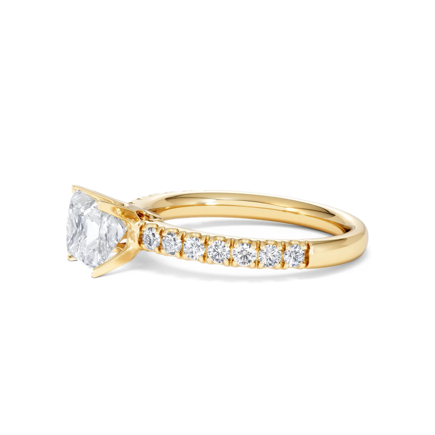 2.60ct Katerina Lab Princess Diamond Engagement Ring 18K Gold F/VS1 - Image 154