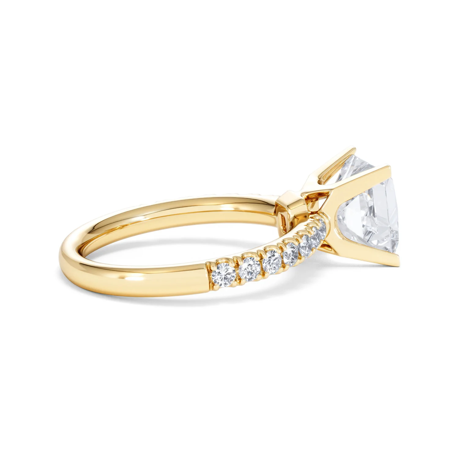 2.60ct Katerina Lab Princess Diamond Engagement Ring 18K Gold F/VS1 - Image 33