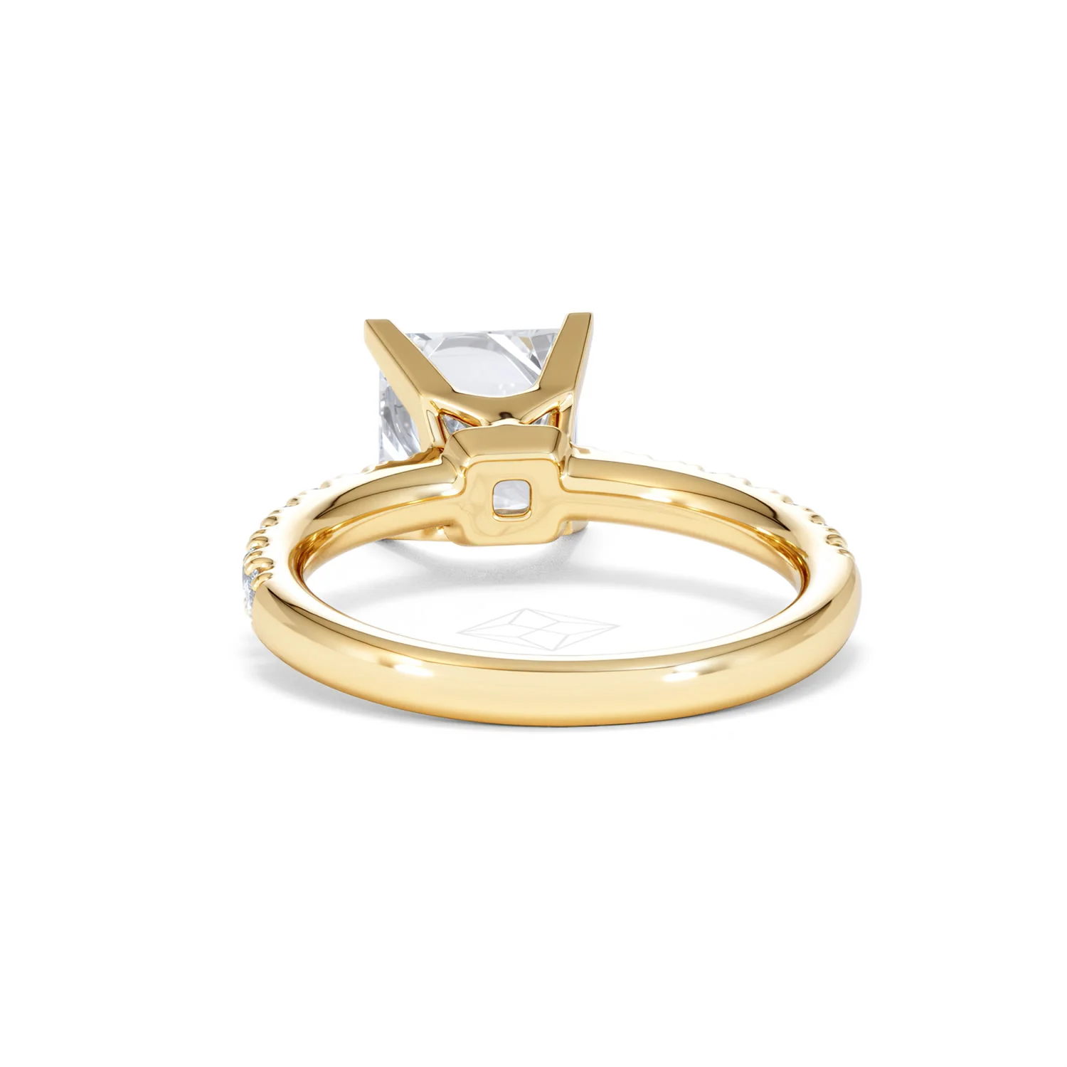 2.60ct Katerina Lab Princess Diamond Engagement Ring 18K Gold F/VS1 - Image 51
