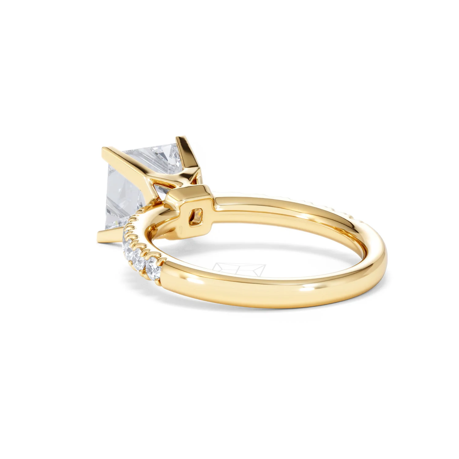 2.60ct Katerina Lab Princess Diamond Engagement Ring 18K Gold F/VS1 - Image 57