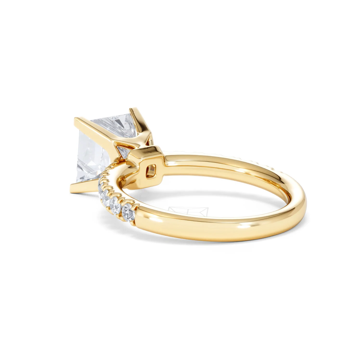2.60ct Katerina Lab Princess Diamond Engagement Ring 18K Gold F/VS1 - Image 58