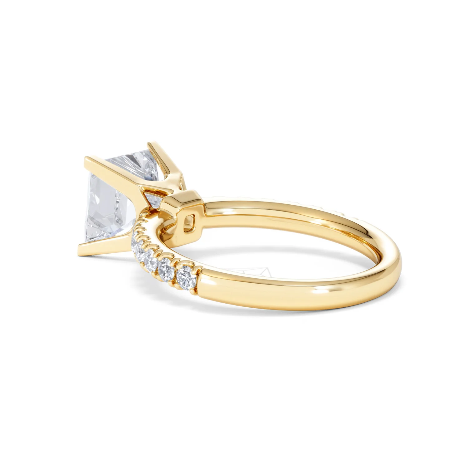 2.60ct Katerina Lab Princess Diamond Engagement Ring 18K Gold F/VS1 - Image 60