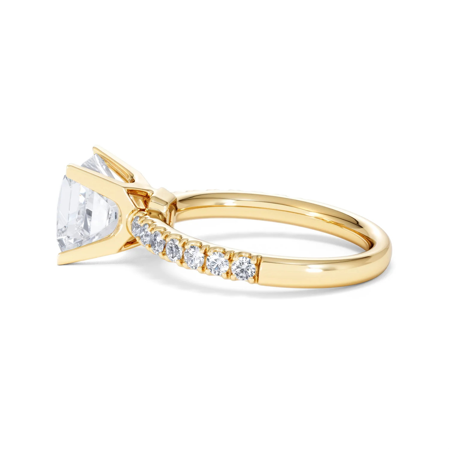 2.60ct Katerina Lab Princess Diamond Engagement Ring 18K Gold F/VS1 - Image 66
