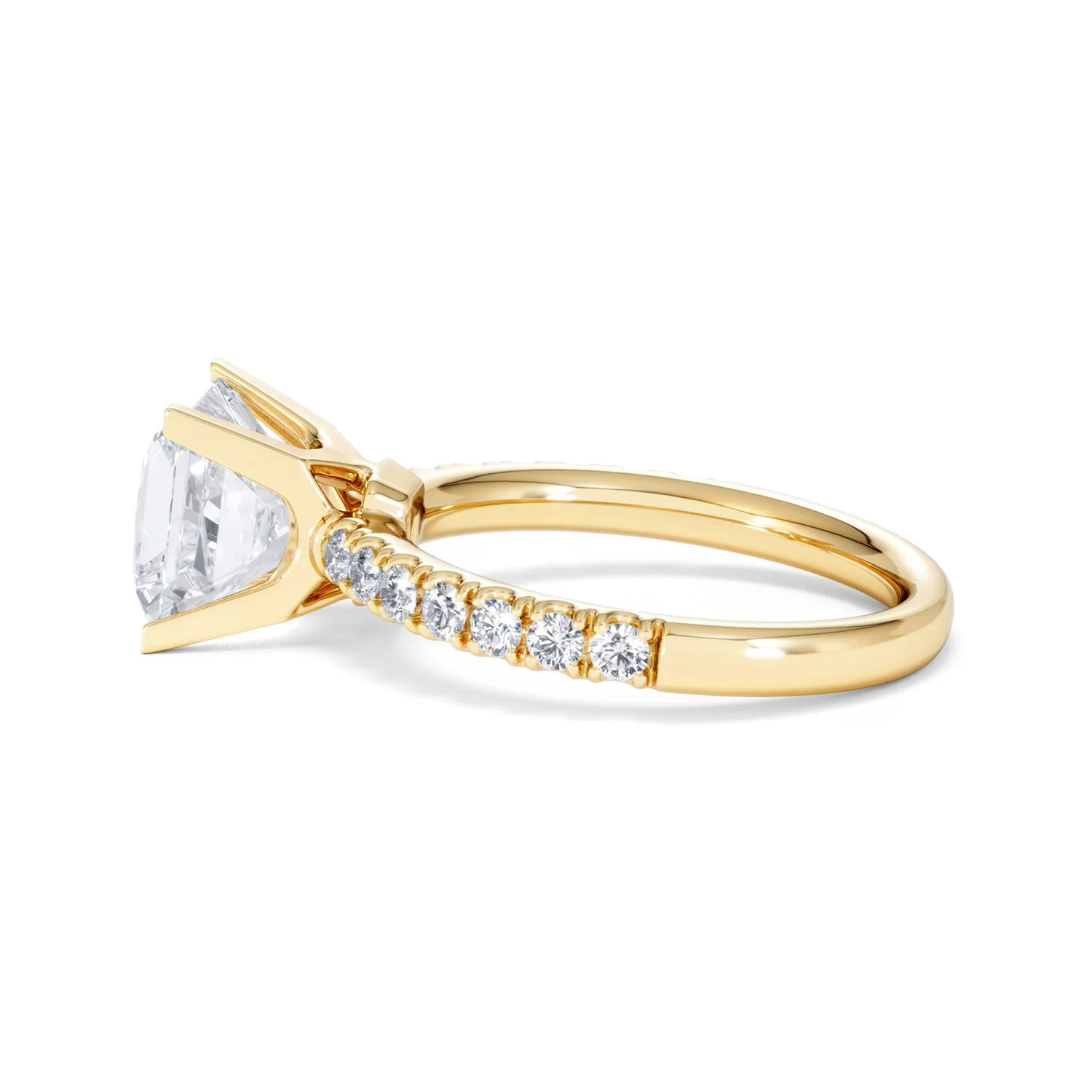 2.60ct Katerina Lab Princess Diamond Engagement Ring 18K Gold F/VS1 - Image 67