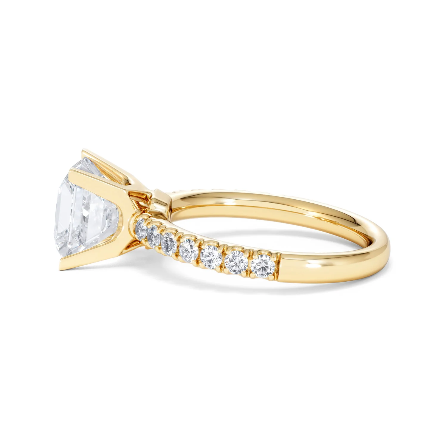 2.60ct Katerina Lab Princess Diamond Engagement Ring 18K Gold F/VS1 - Image 68