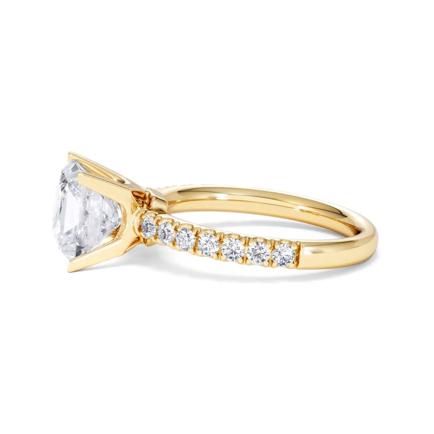 2.60ct Katerina Lab Princess Diamond Engagement Ring 18K Gold F/VS1 - Image 71