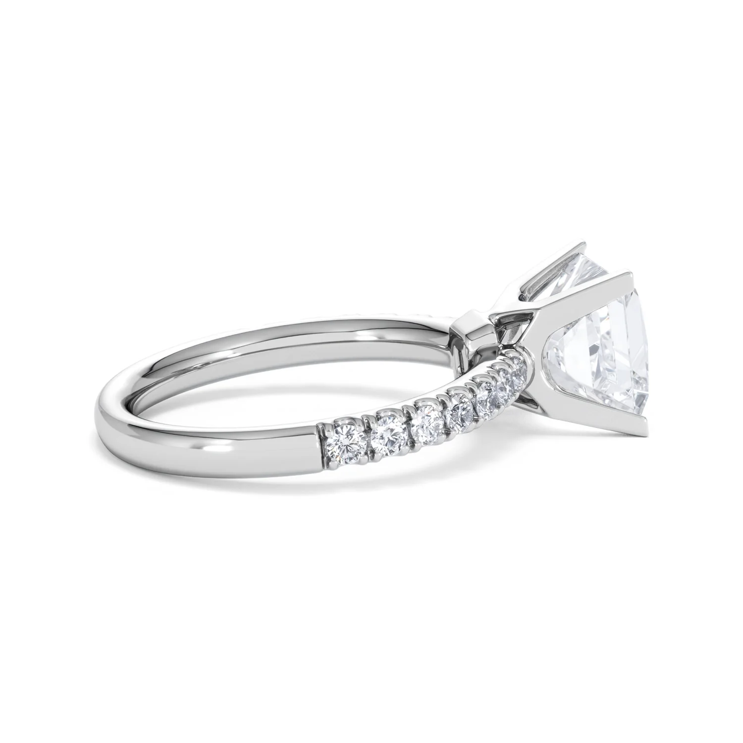 2.60ct Katerina Lab Princess Diamond Engagement Ring 18KW Gold F/VS1 - Image 32